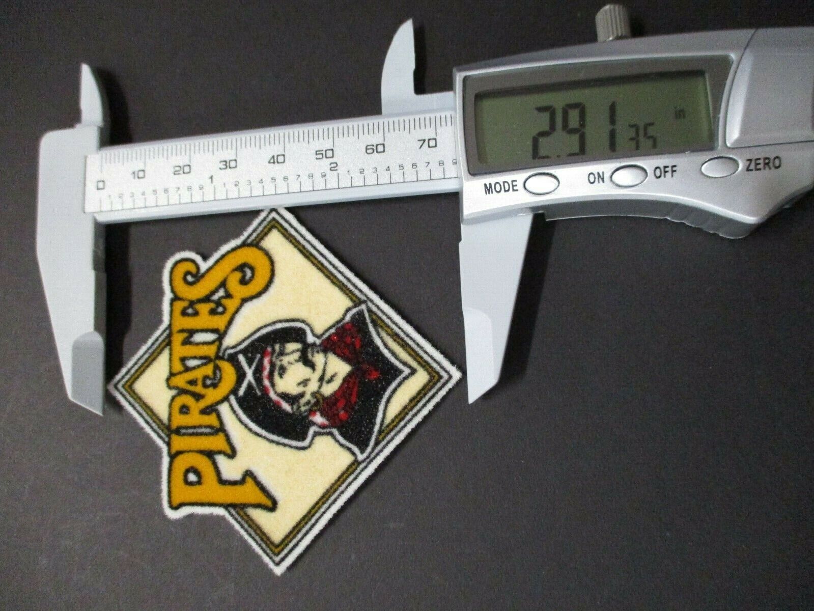 Pittsburgh Pirates Felt Patch Size 3 x 3 Inches Flimsy Light
