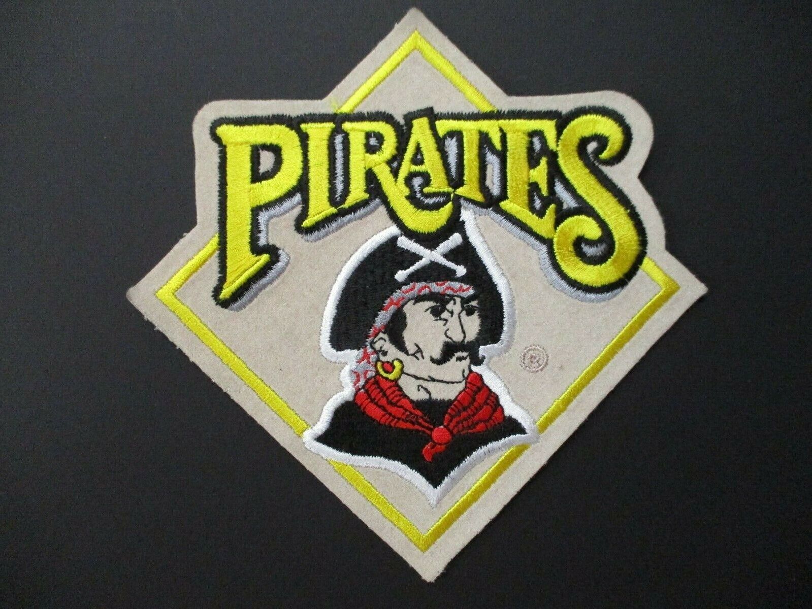 Pittsburgh Pirates Larger Old Logo Big Patch Size 6 x 6 Inch