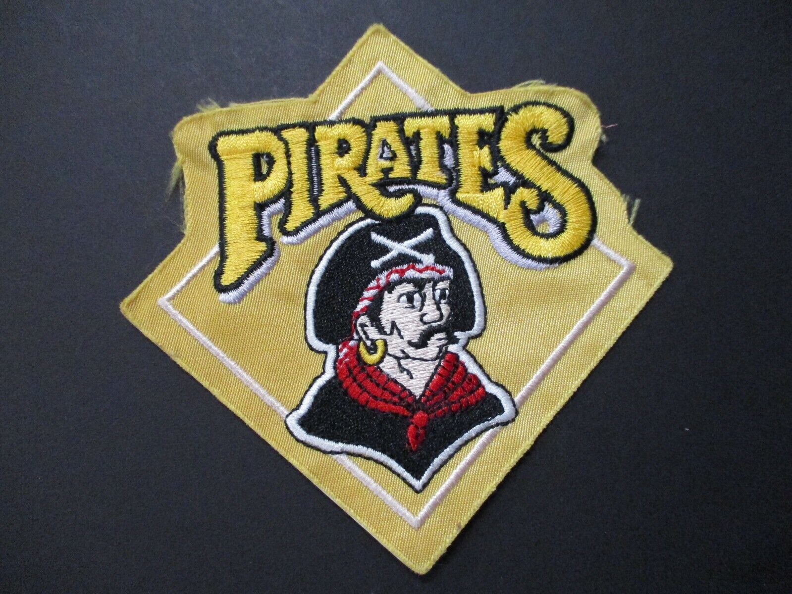 Pittsburgh Pirates Patch Size 4 x 4 inches Yellow Logo