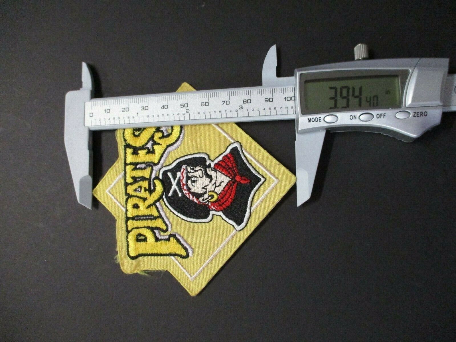 Pittsburgh Pirates Patch Size 4 x 4 inches Yellow Logo
