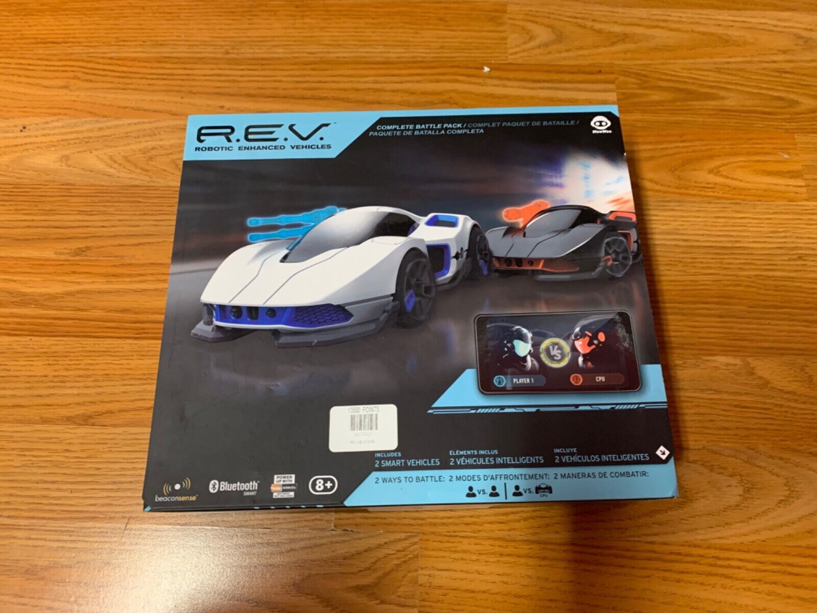 R.E.V Bluetooth Robotic Complete Battle 2 Pack Opened Rev Cars