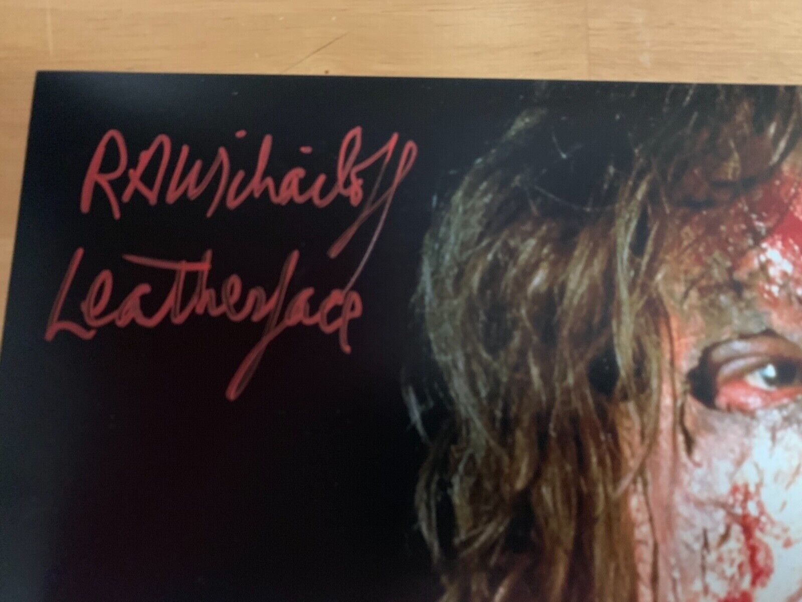 RA Mihailoff “Leatherface” Autographed 11x14 Photo JSA Authentication