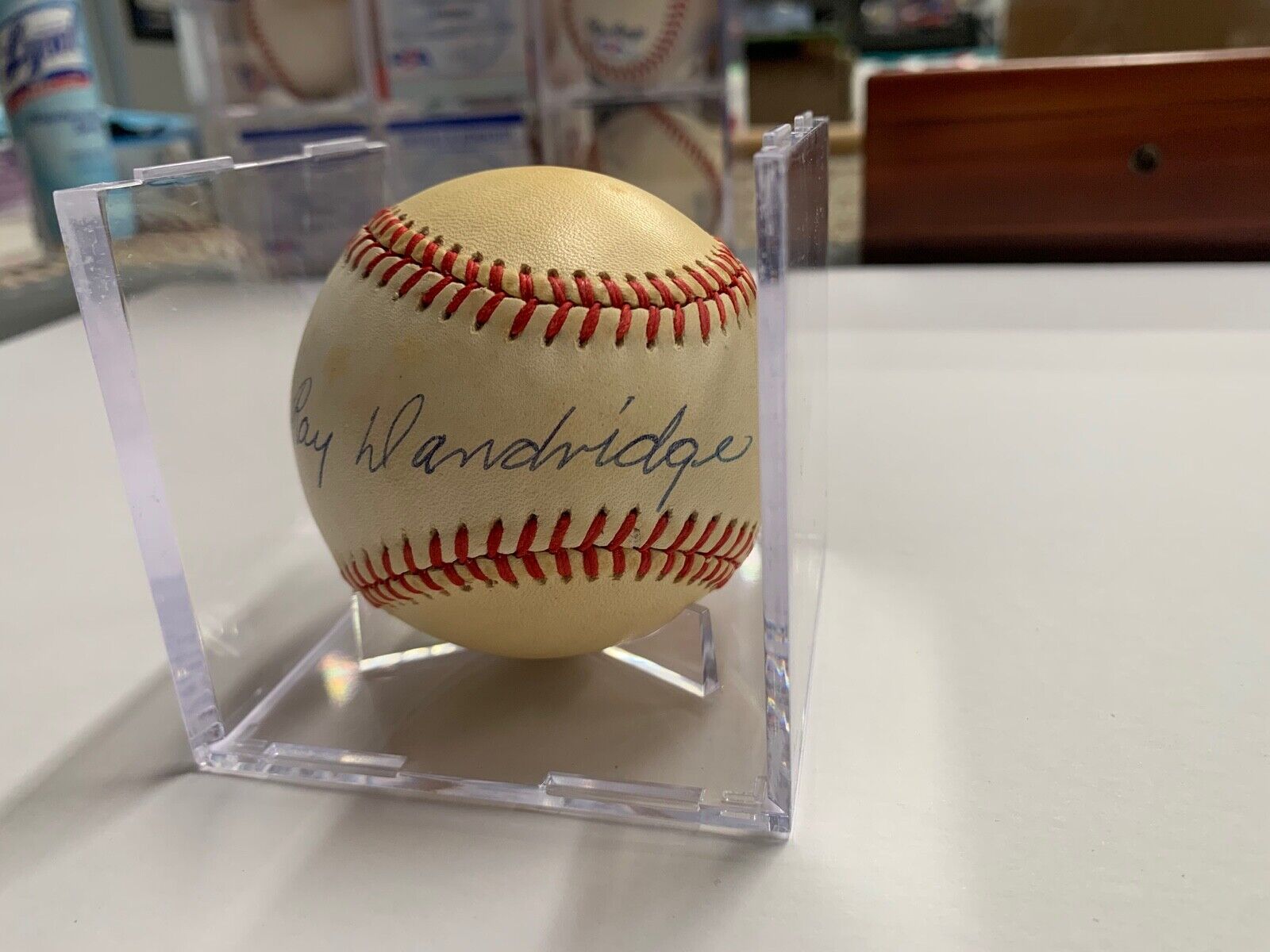 Ray Dandridge Autographed Bobby Brown Baseball PSA Certified AI63956 MLB