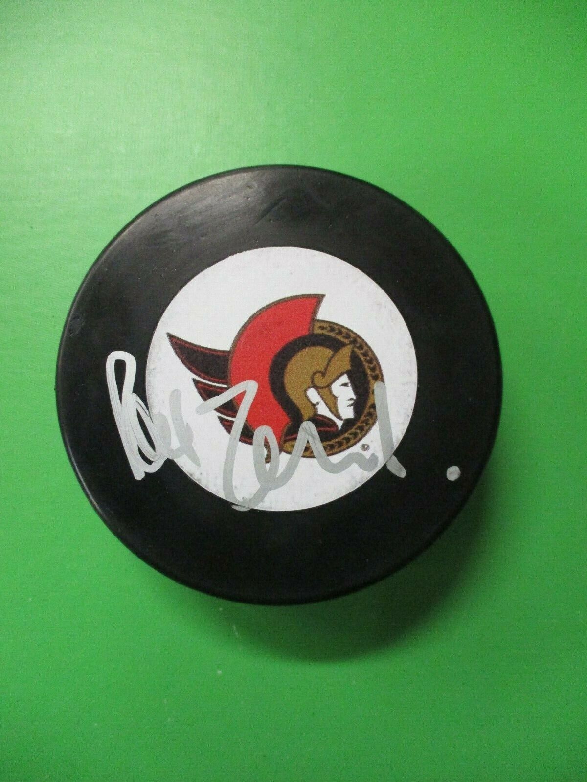 Ray Emery Ottawa Senators Signed Autographed NHL Licensed Hockey Puck B with JSA