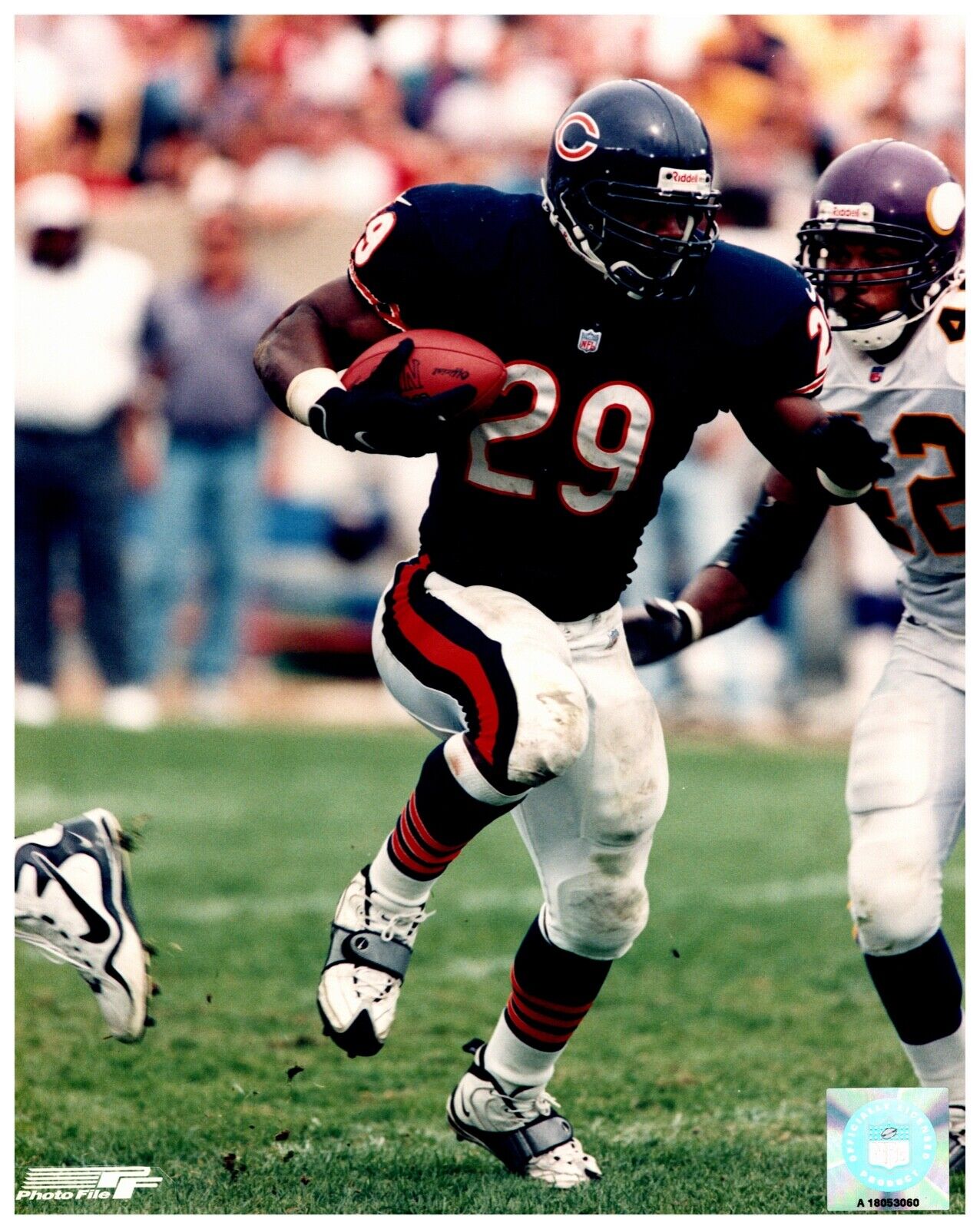 Raymont Harris Chicago Bears Photofile Unsigned 8x10 NFL Hologram Sports Photo