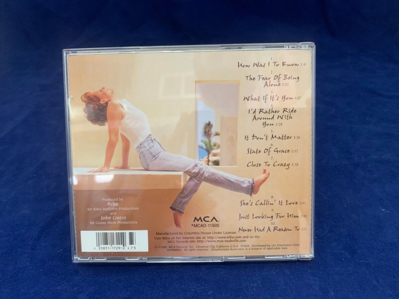 Reba Mcentire What if its you CD Album Used with Free Shipping MCA Records 1996