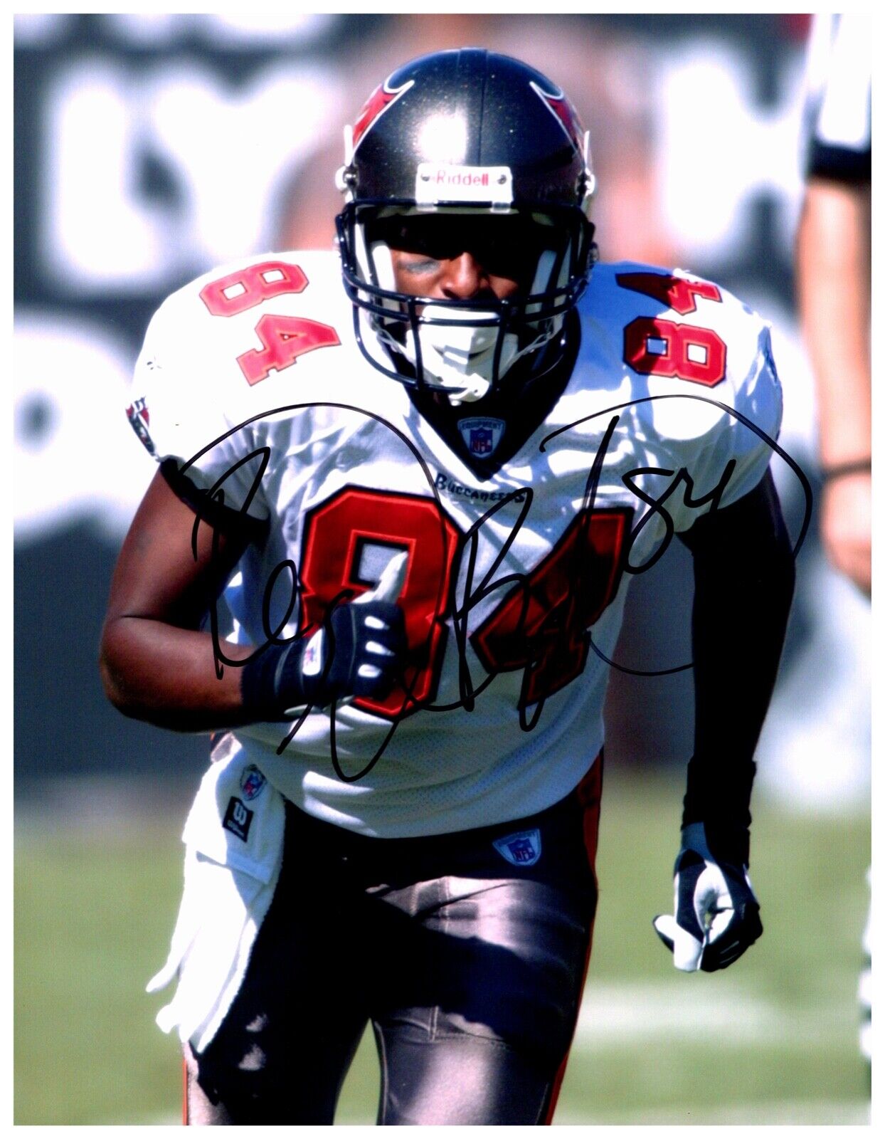 Reggie Barlow Tampa Bay Buccaneers Autographed 8x10 NFL Sports Photo ASCF COA