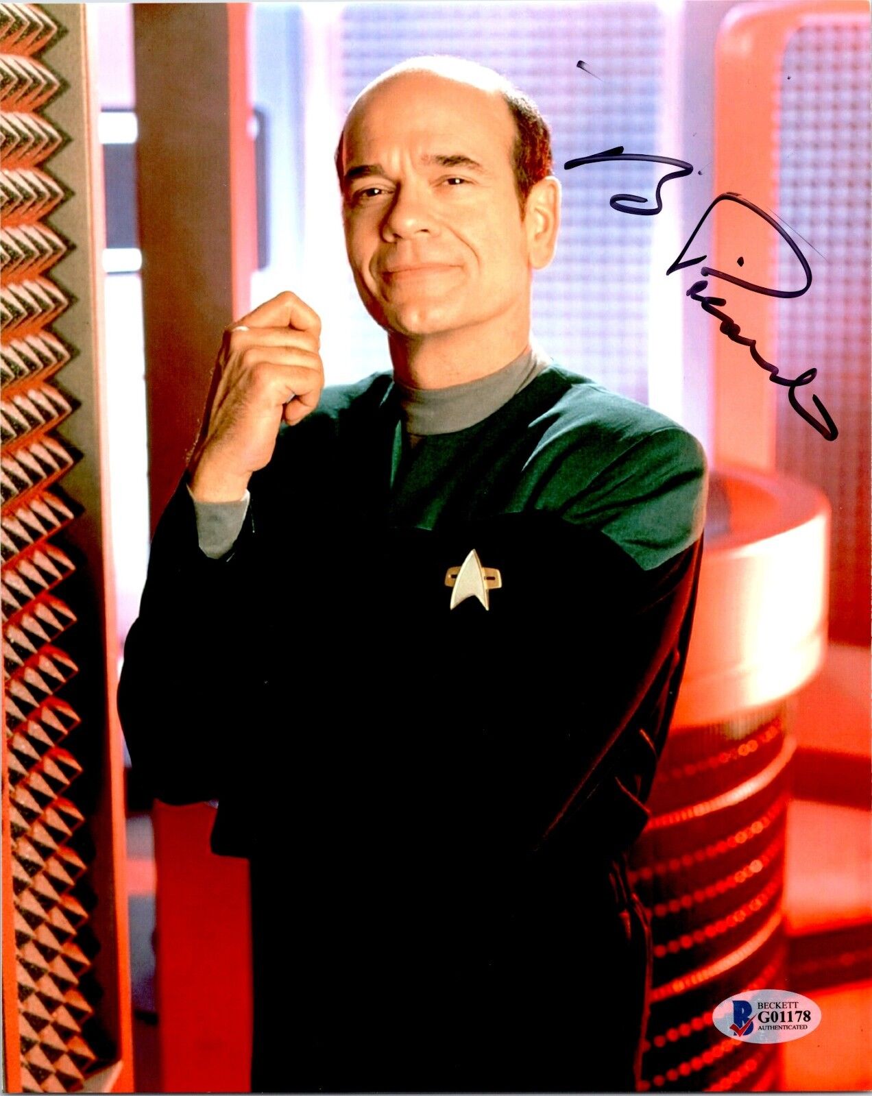 Robert Picardo 'Star Trek' Autographed 8x10 Photo Beckett Authentication