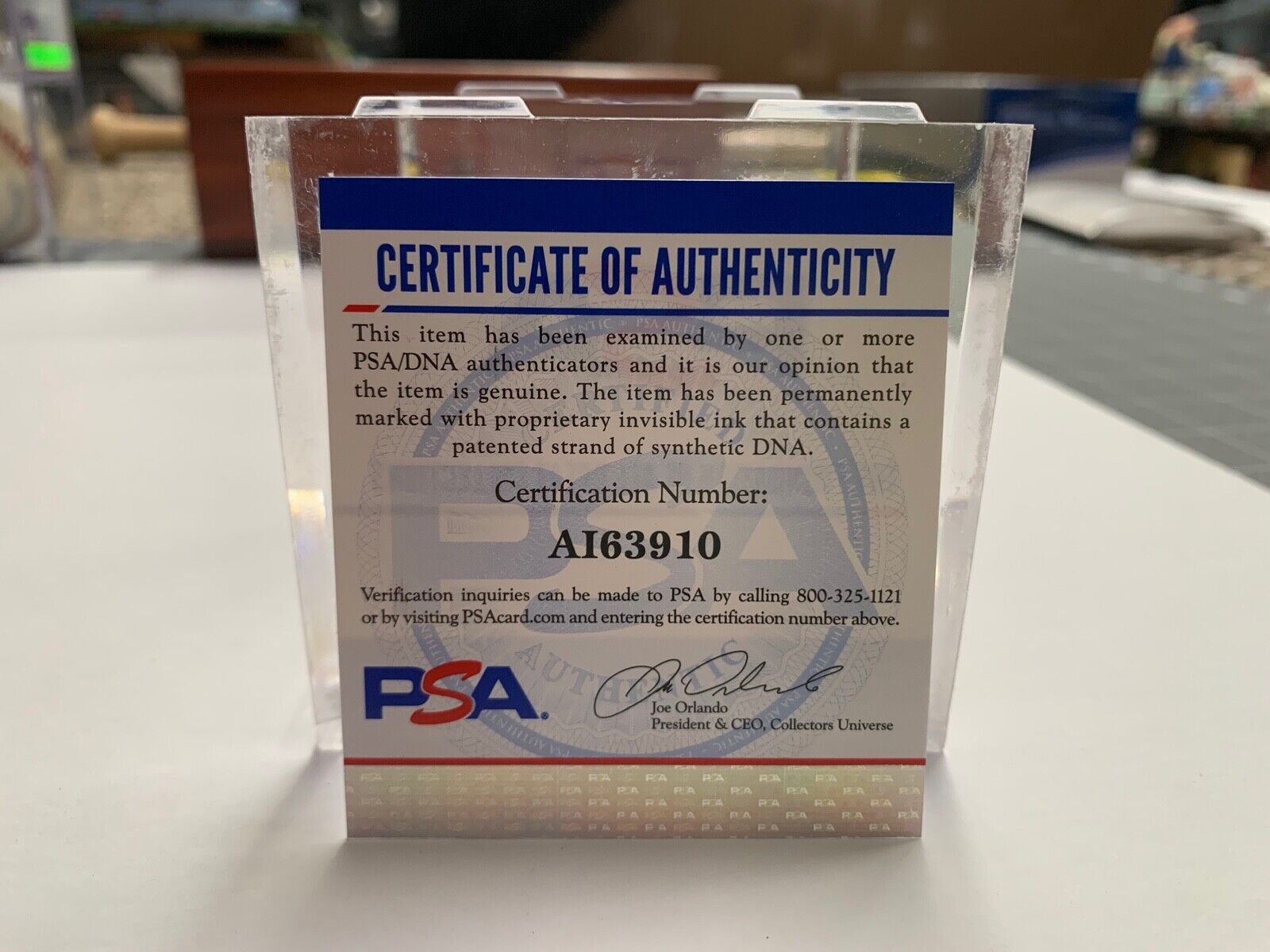 Robin Roberts Autographed Rawlings White Baseball PSA Certified AI63910 MLB