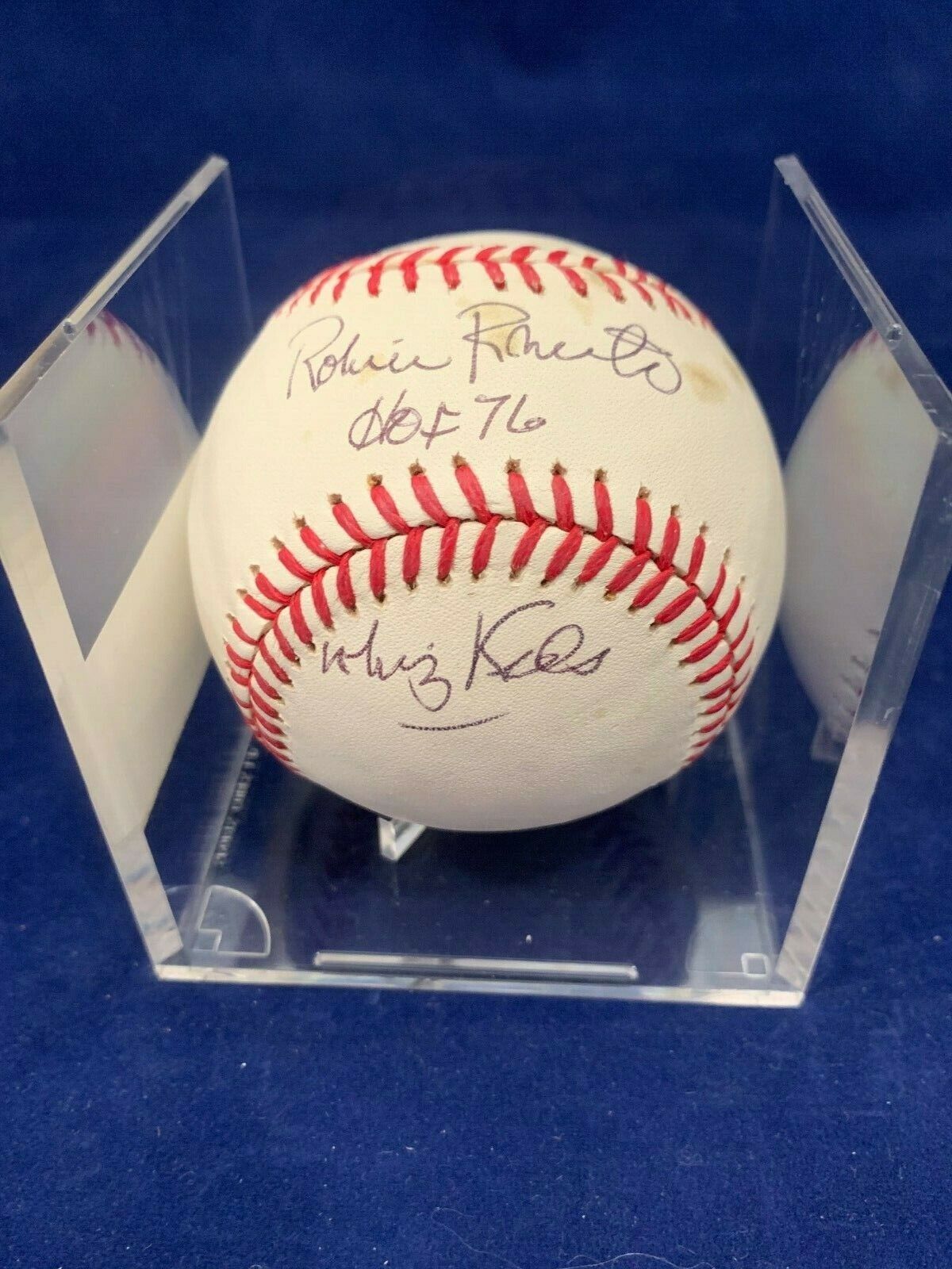 Robin Roberts Hall of Fame 1976 Signed Rawlings Baseball with JSA COA