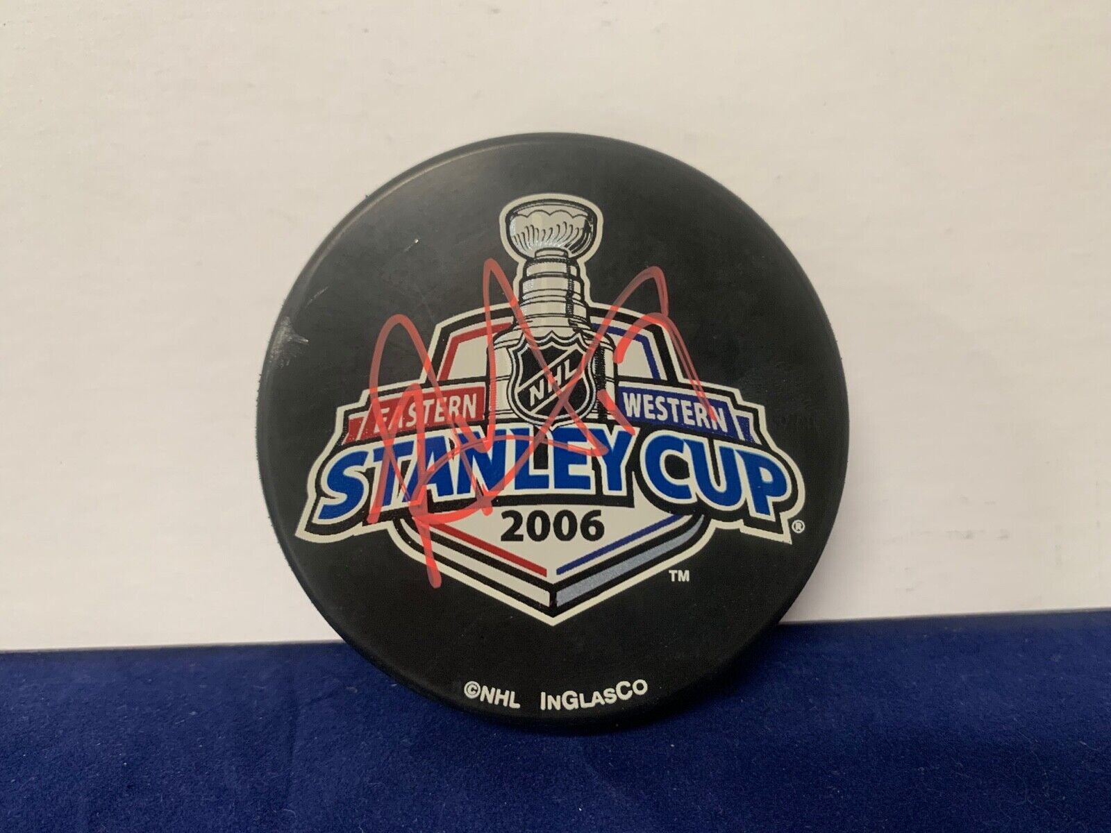 Rod Brindamour Autographed Signed 2006 Stanley Cup Playoff Puck with PSA COA