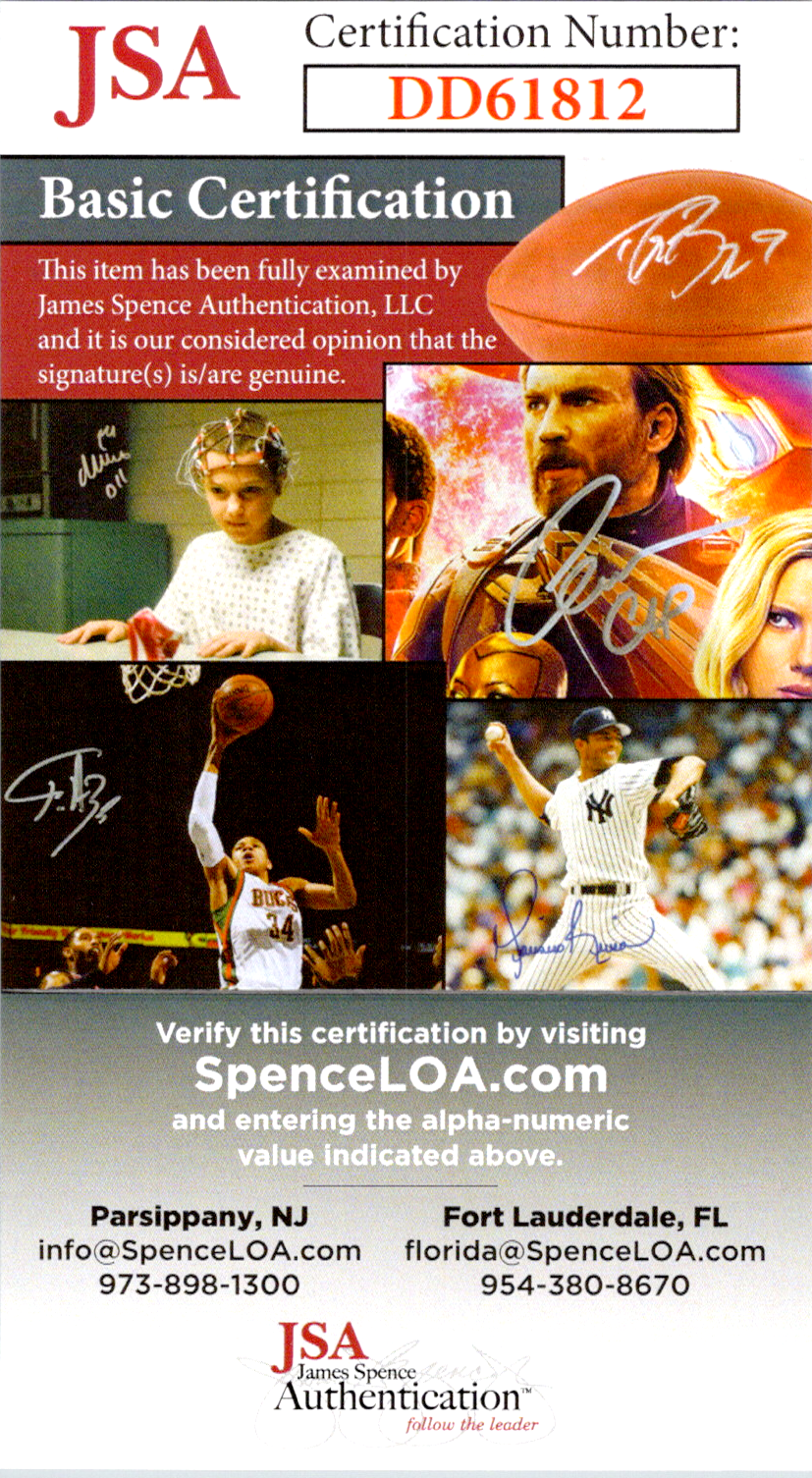 Roger Federer autographed Signed 8x10 Color Photo with JSA