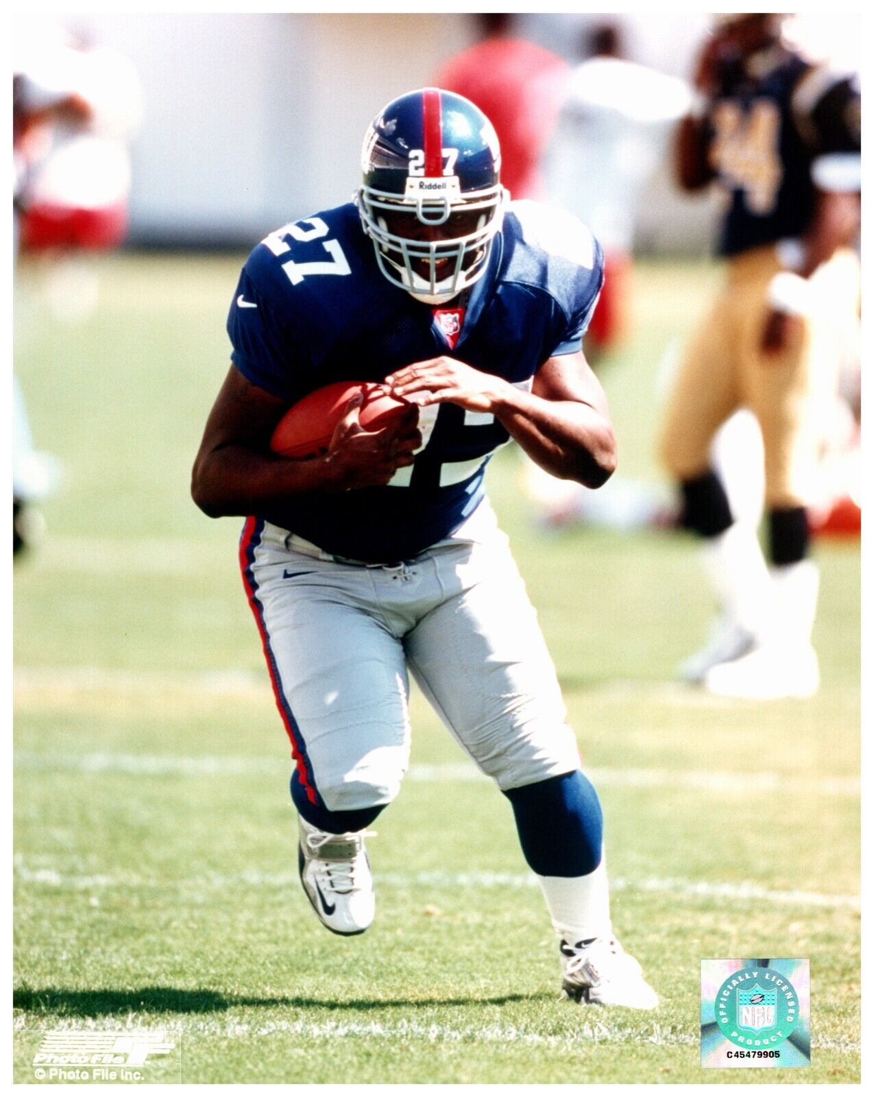 Ron Dayne New York Giants Photofile Unsigned 8x10 Hologram Sports Photo