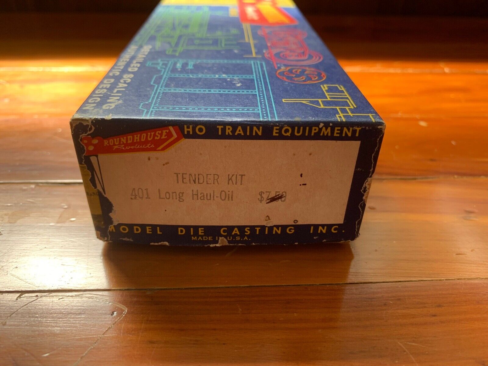 Roundhouse H0 Gauge Authentic Mini Train Clicquot Club Reefer Freight Org. Box
