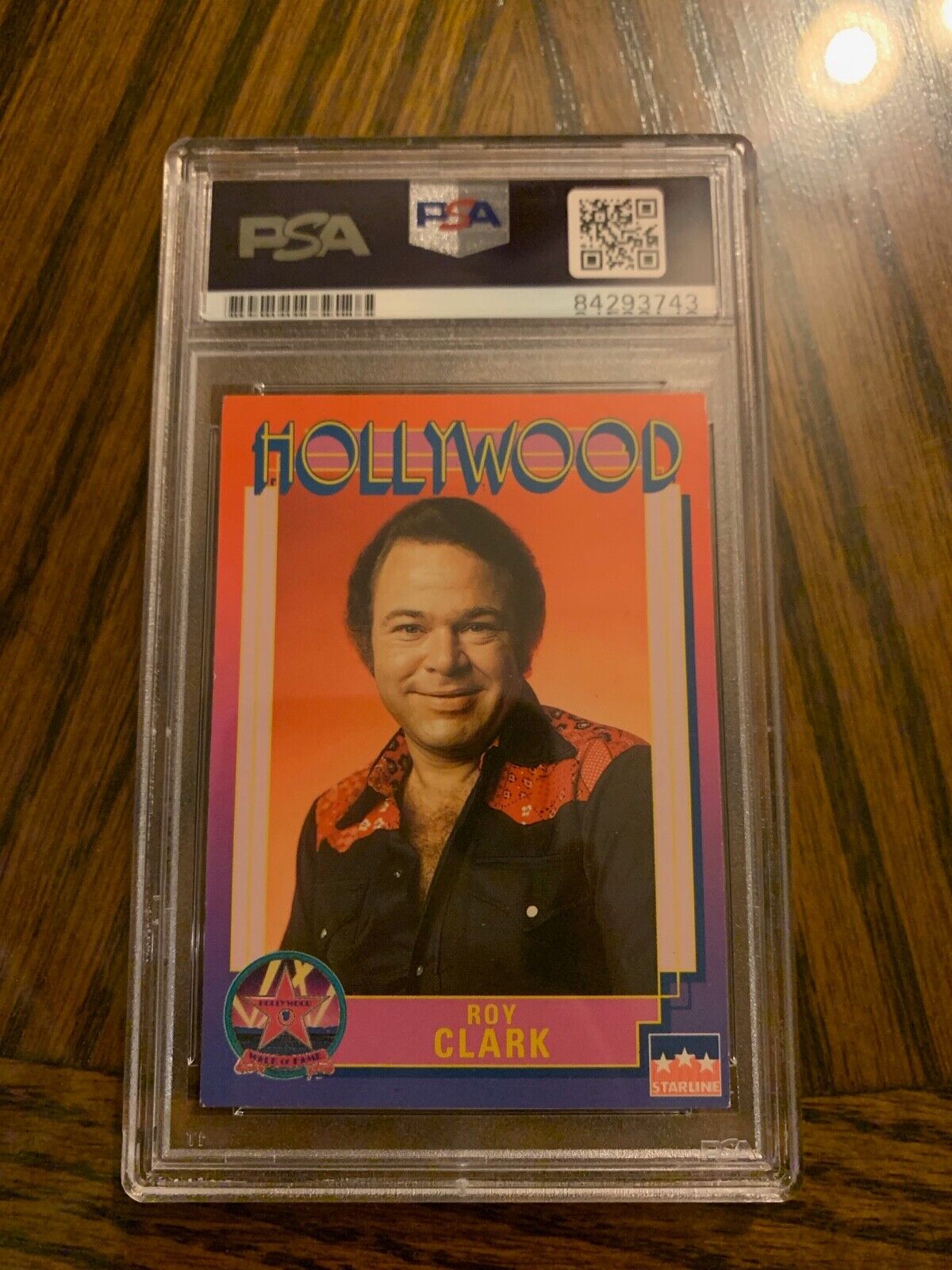 Roy Clark Autographed 1991 Hollywood Card 36 PSA Slabbed & Certified