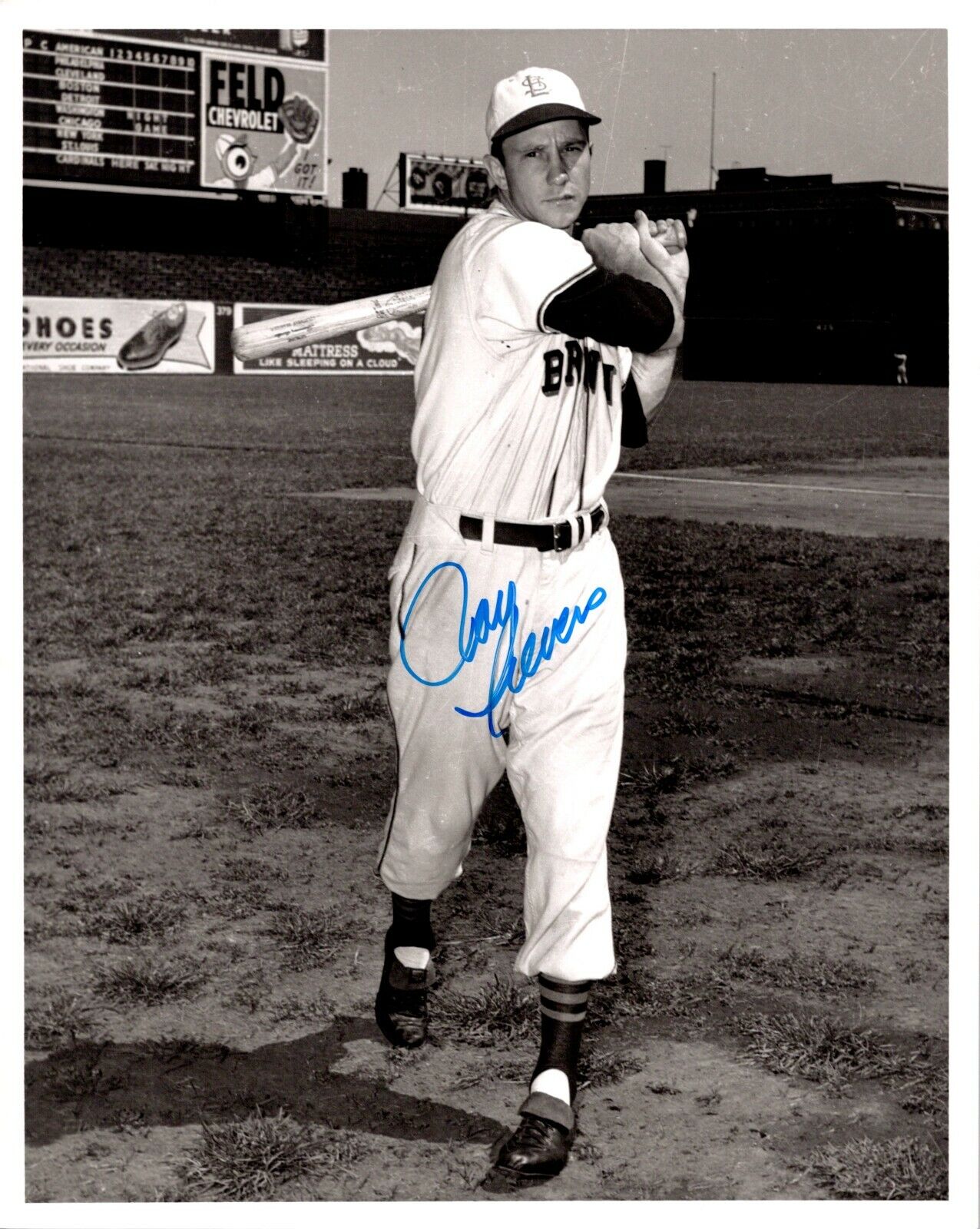 Roy Sievers St. Louis Browns Signed autographed 8x10 photo B