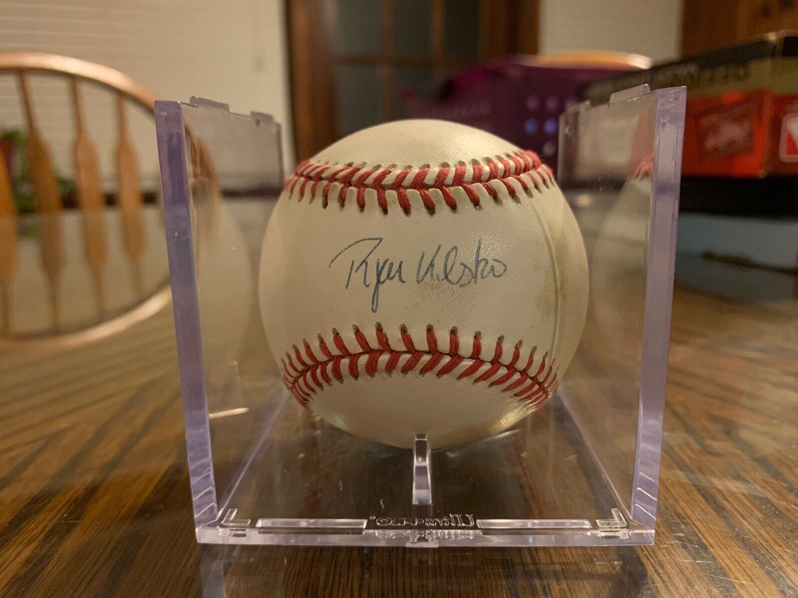 Ryan Klesko Atlanta Braves Autographed Rawlings White Baseball JSA  D19735