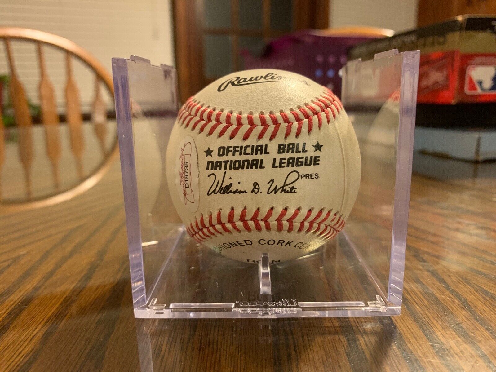 Ryan Klesko Atlanta Braves Autographed Rawlings White Baseball JSA  D19735