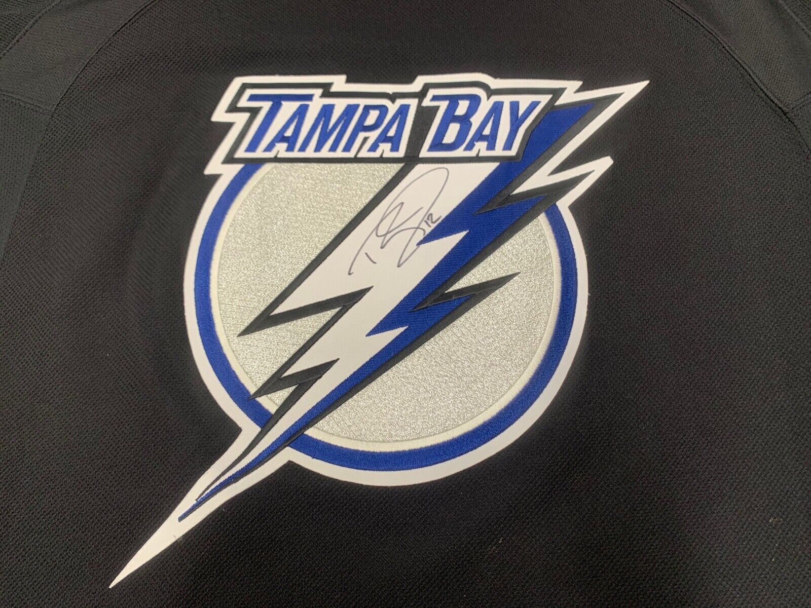 Ryan Malone Autographed Tampa Bay Lightning Reebok Replica Jersey New w/tags L