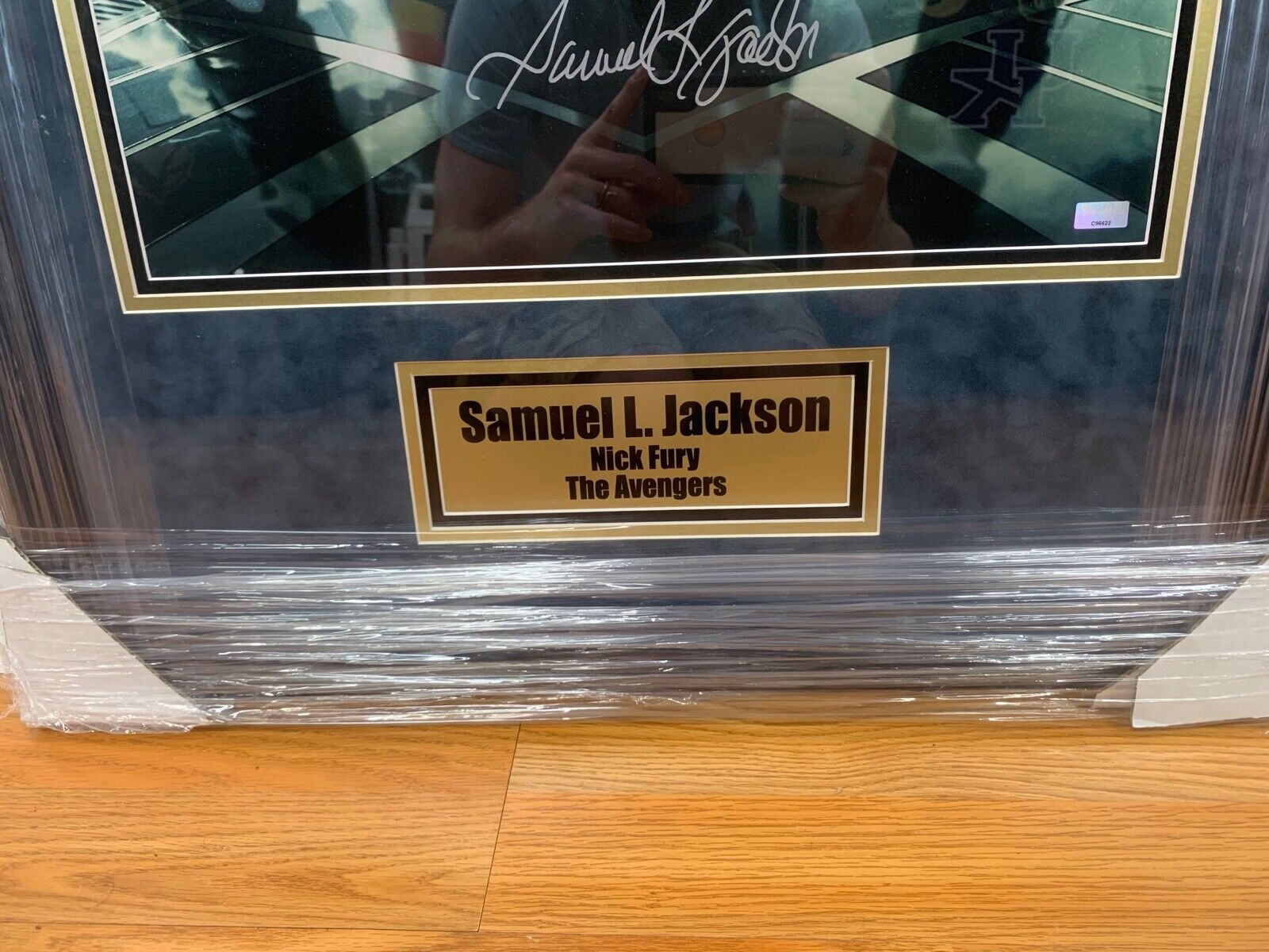 Samuel L Jackson Nick Fury 16x20 Photo Signed Custom Framed W/ Celeb Authentics