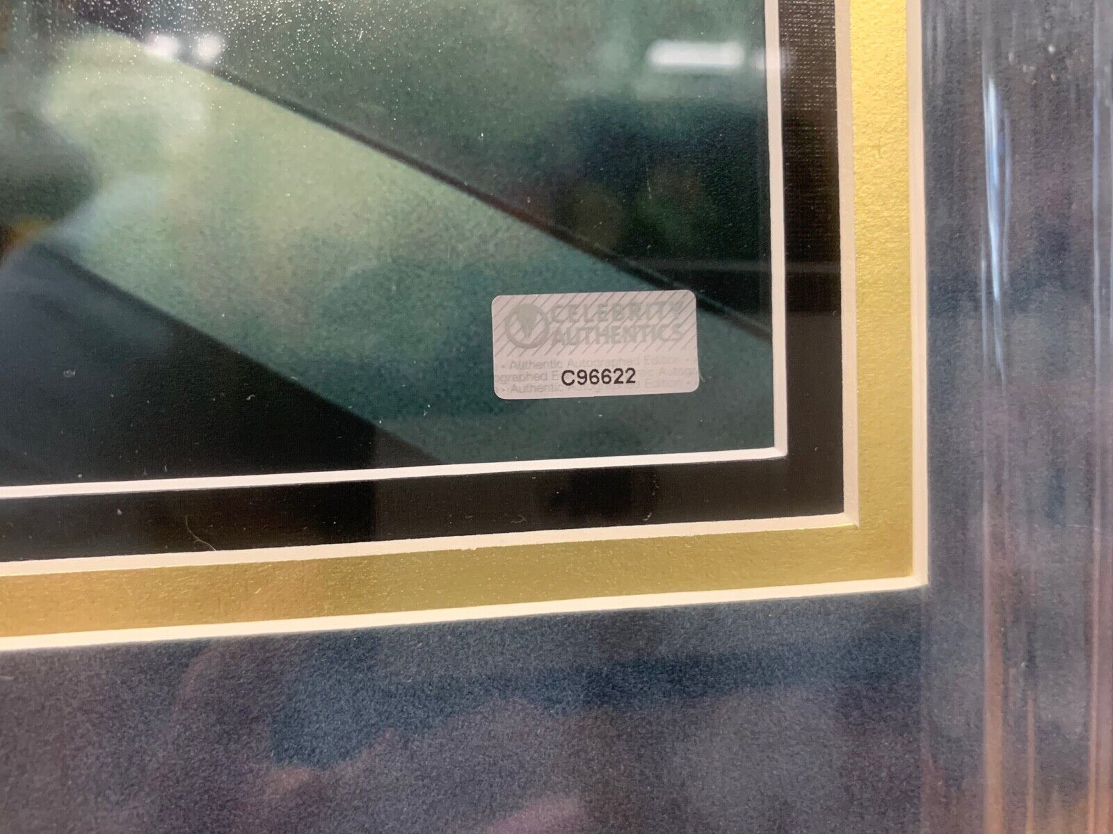Samuel L Jackson Nick Fury 16x20 Photo Signed Custom Framed W/ Celeb Authentics