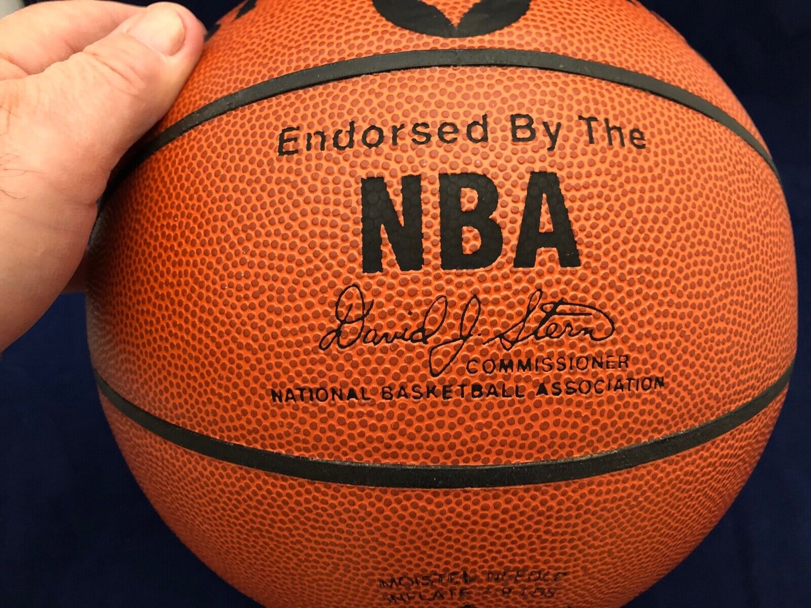 Satch Sanders autographed White Panel basketball Spalding