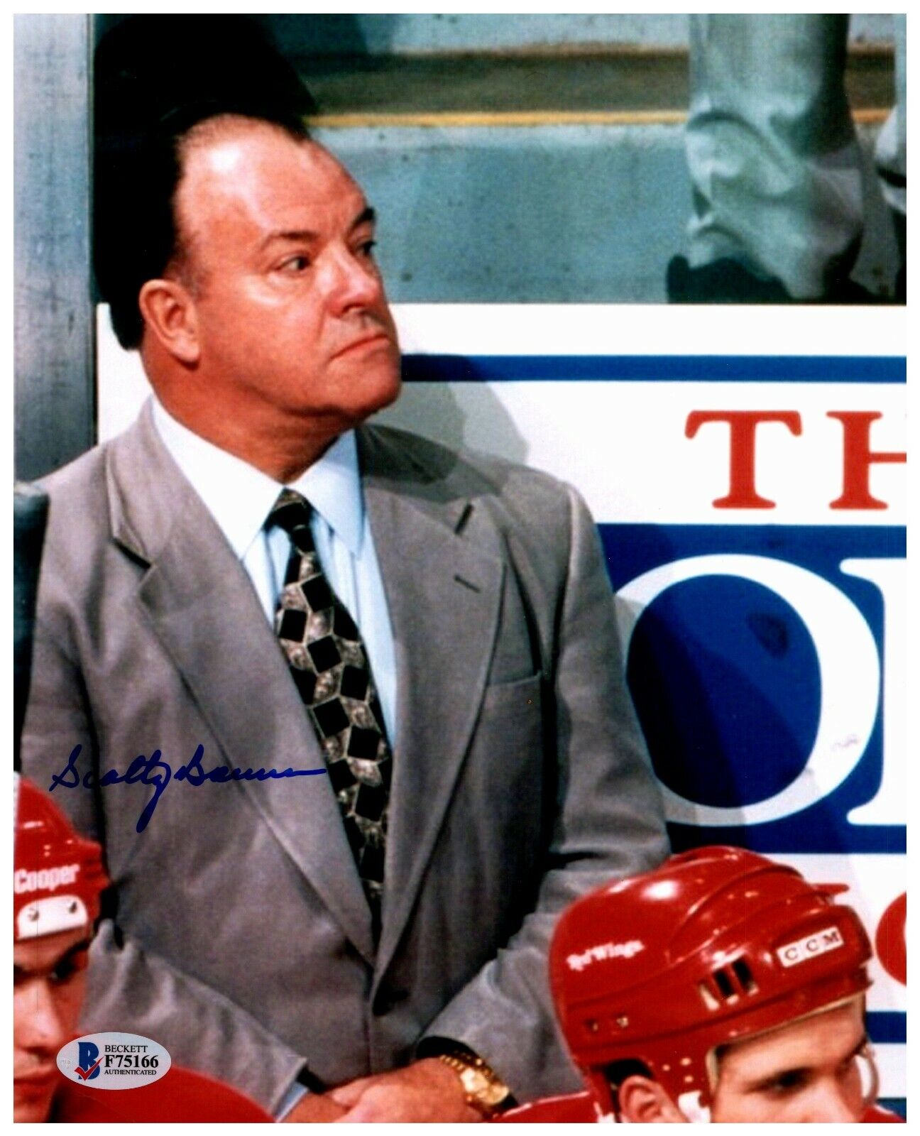 Scotty Bowman Detroit Red Wings Coach Signed Autographed 8x10 Photo B BAS COA