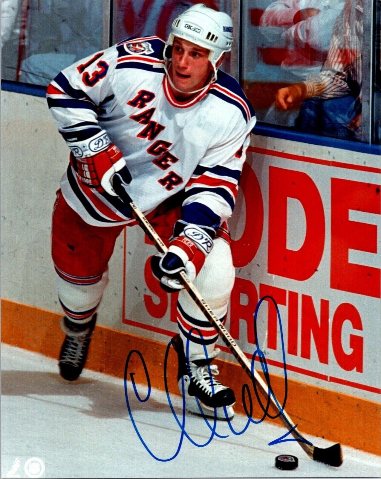 Sergei Nemchinov New York Rangers Autographed 8x10 Photo Certified by All Sports