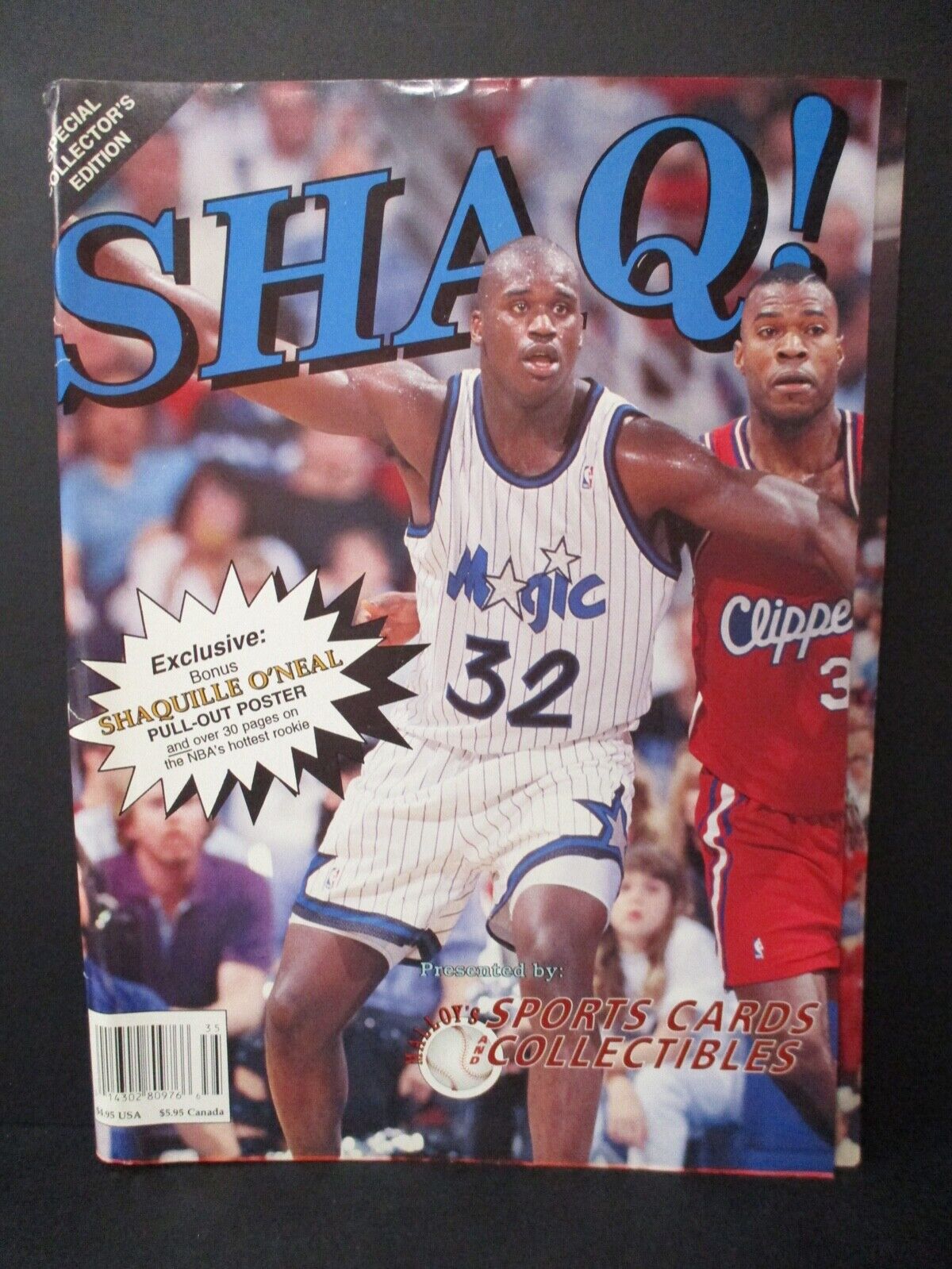 Shaquille O'Neal ! Special Collectors Edition Magazine Orlando Magic May 1993 VG