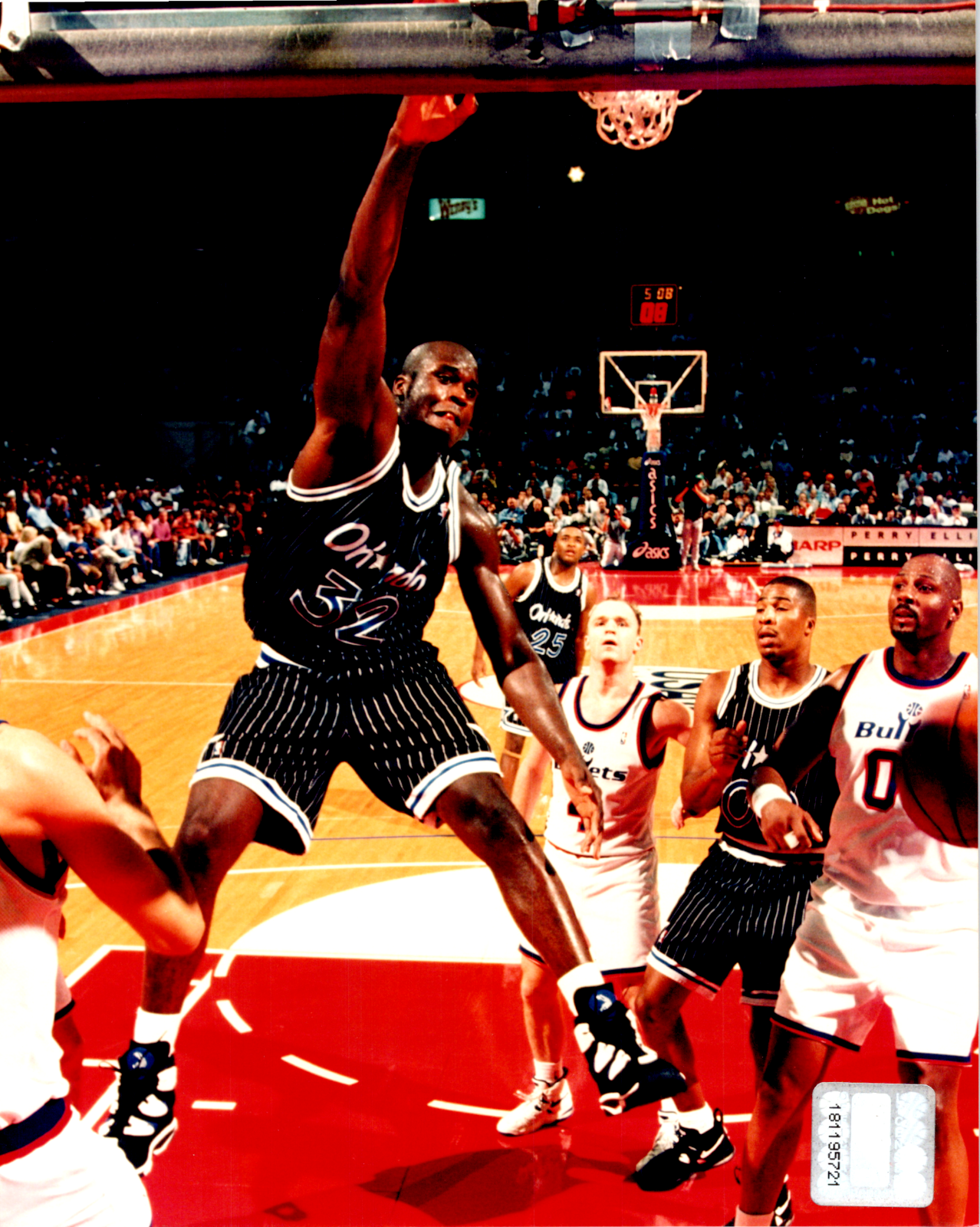 Shaquille ONeill Orlando Magic Rookie 8x10 Color Photo C