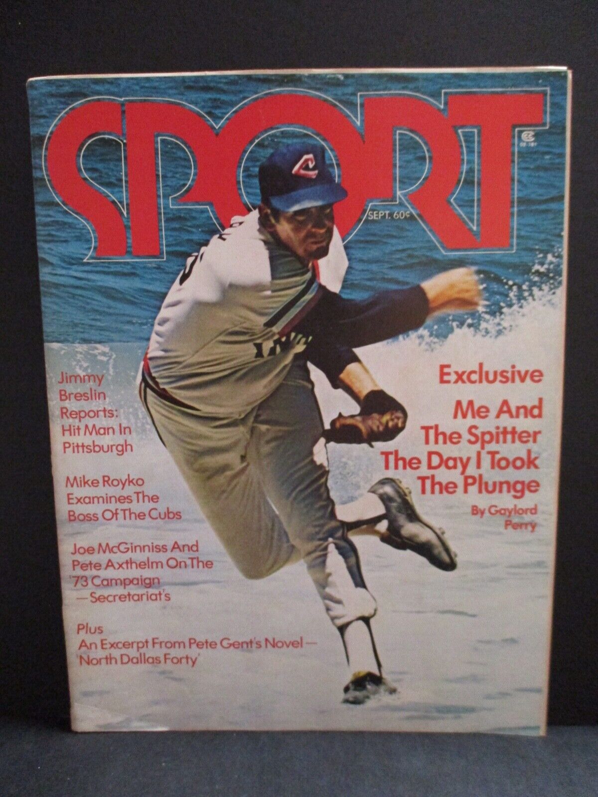 Sport Official Magazine September 1973 Issue Gaylord Perry Cover No Label