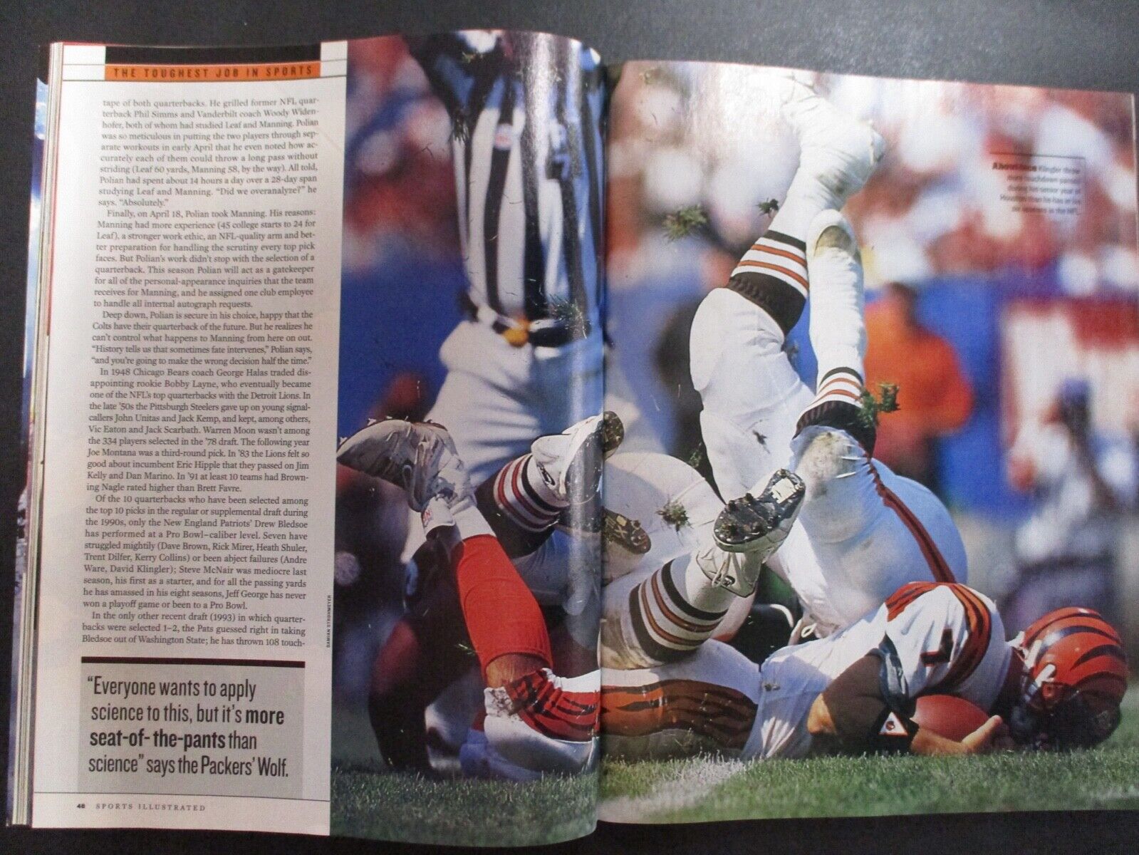 Sports Illustrated Magazine Aug 17 1998 Brett Favre Front Cover Ship Label EX