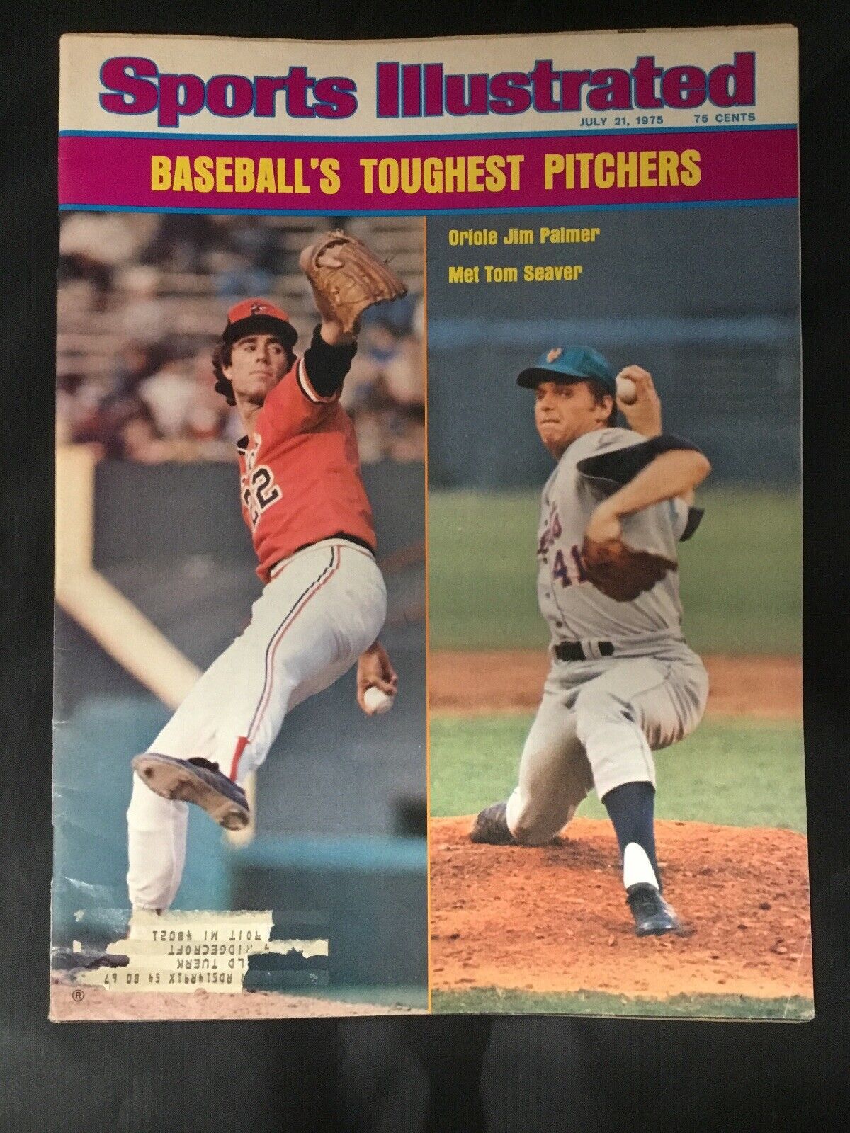 Baltimore Orioles Jim Palmer And New York Mets Tom Seaver Sports  Illustrated Cover by Sports Illustrated