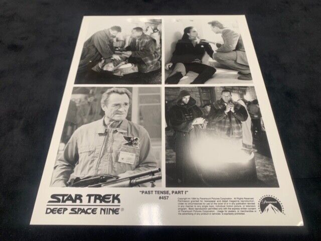 Star Trek Deep Space Nine 8x10 B&W Photo of Past Tense Part 1 457 Photo B