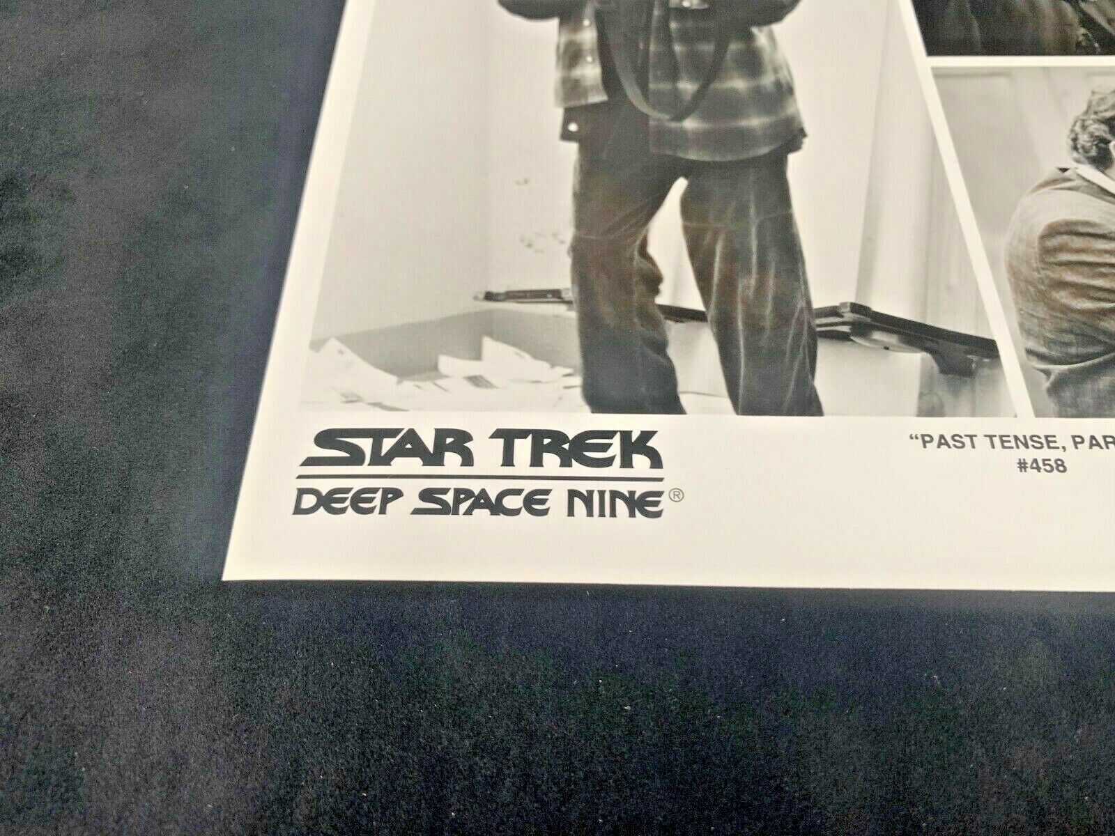 Star Trek Deep Space Nine 8x10 B&W Photo of Past Tense Part 2 458