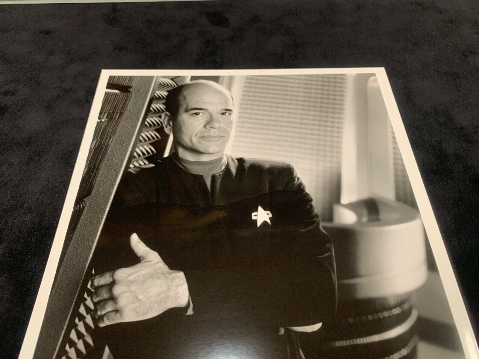Star Trek Voyager 8x10 B&W Photo of Robert Picardo in Excellent Condition