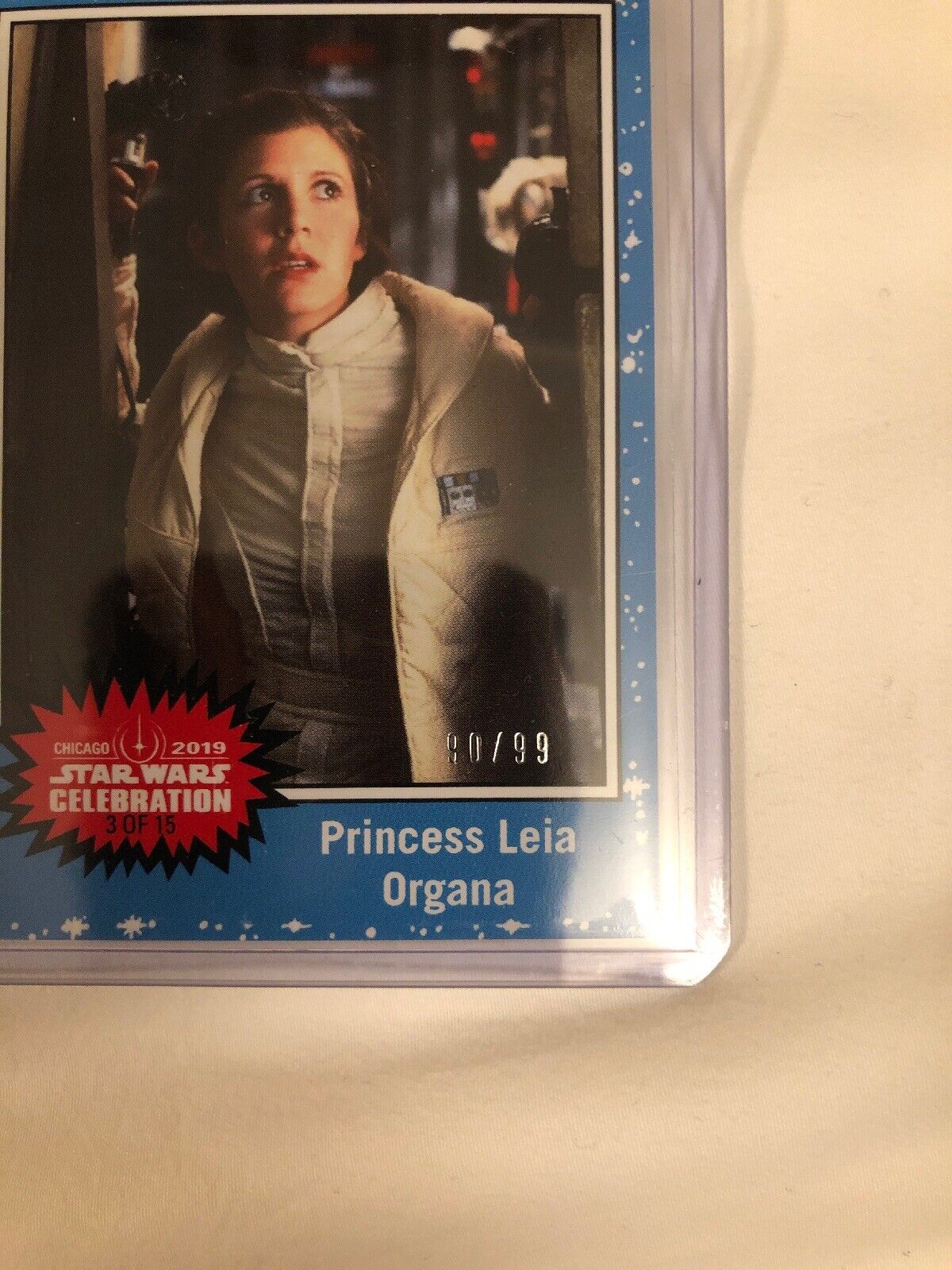 Star Wars Celebration 2019 Topps Exclusive Princess Leia 90/99 RARE