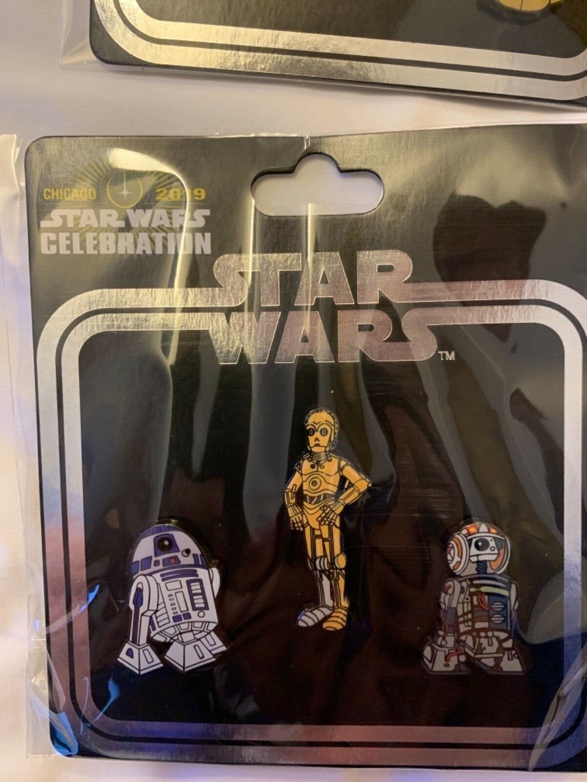 Star Wars Celebration Chicago 2019 PIN 3-pack Sets 4 lot Empire 1st Order Droid