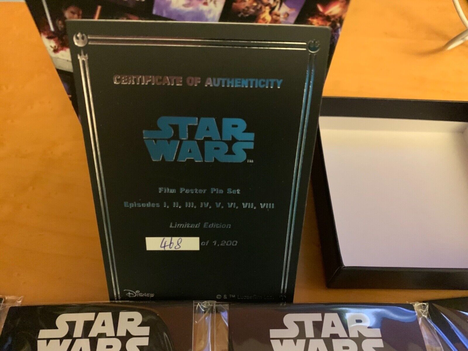Star Wars Celebration Chicago Movie Poster Title Pin Box Set Trading Pins 2019