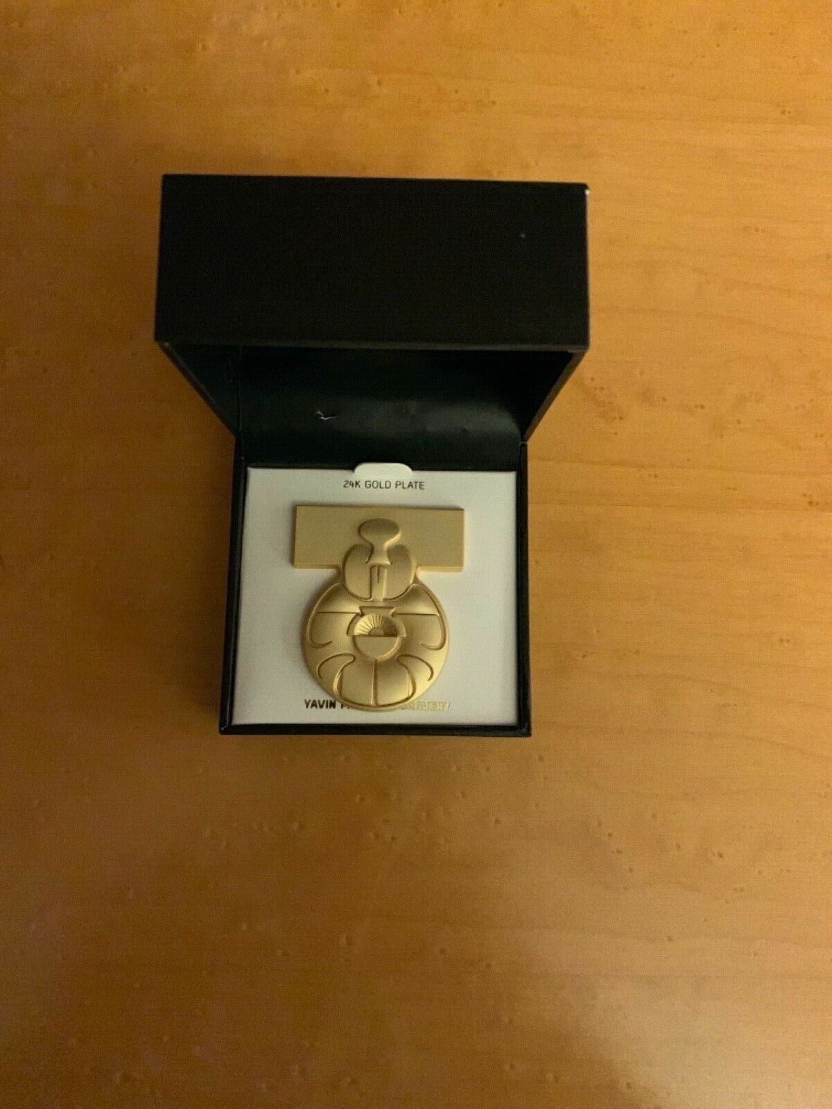 Star Wars Celebration Exclusive Limited Edition 24k Gold Plate Yavin Pin 2019 Lt