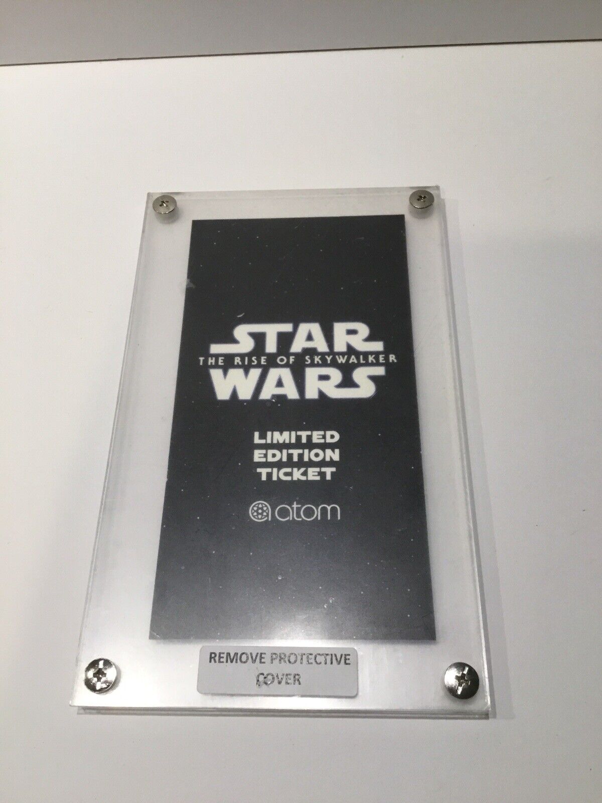 Star Wars The Rise Of Skywalker Commemorative Ticket W Holder Ltd Edition