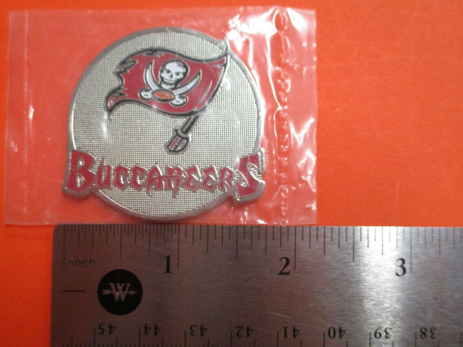 Tampa Bay Buccaneers Bucs Peter David Metal Magnetic Logo NFL Football