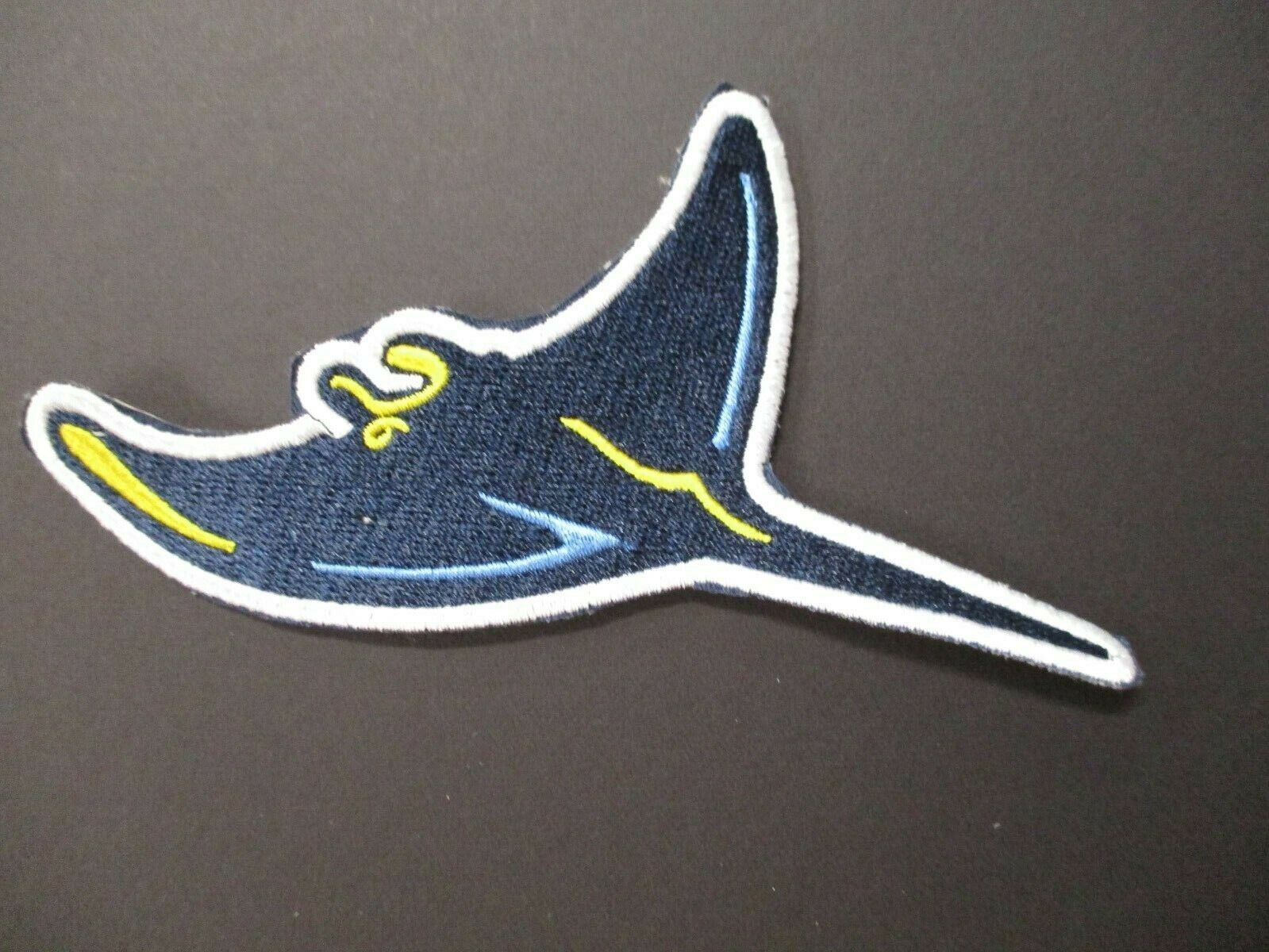 Tampa Bay Rays Patch Logo Size 4.25 x 4.75 inches