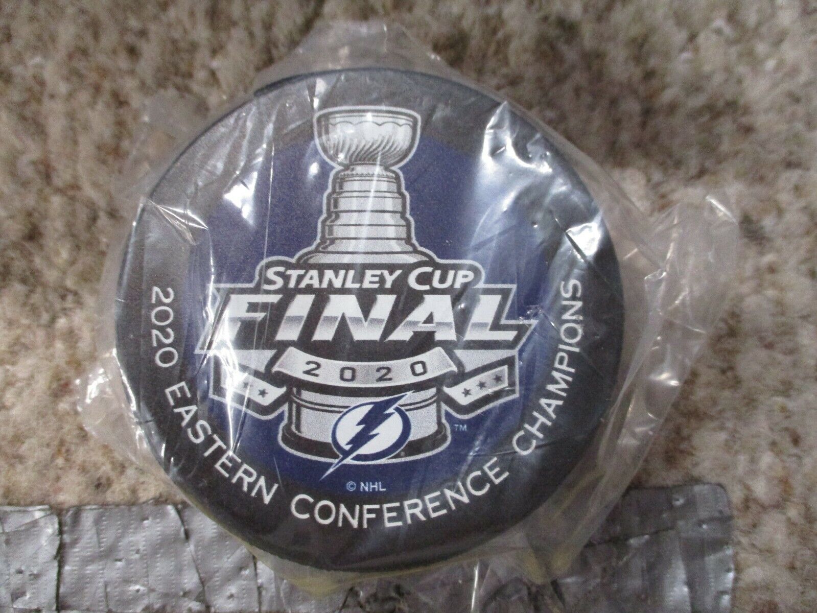 Tampa Bay Lightning 2020 Eastern Conference Champions Hockey Puck PROFLEX