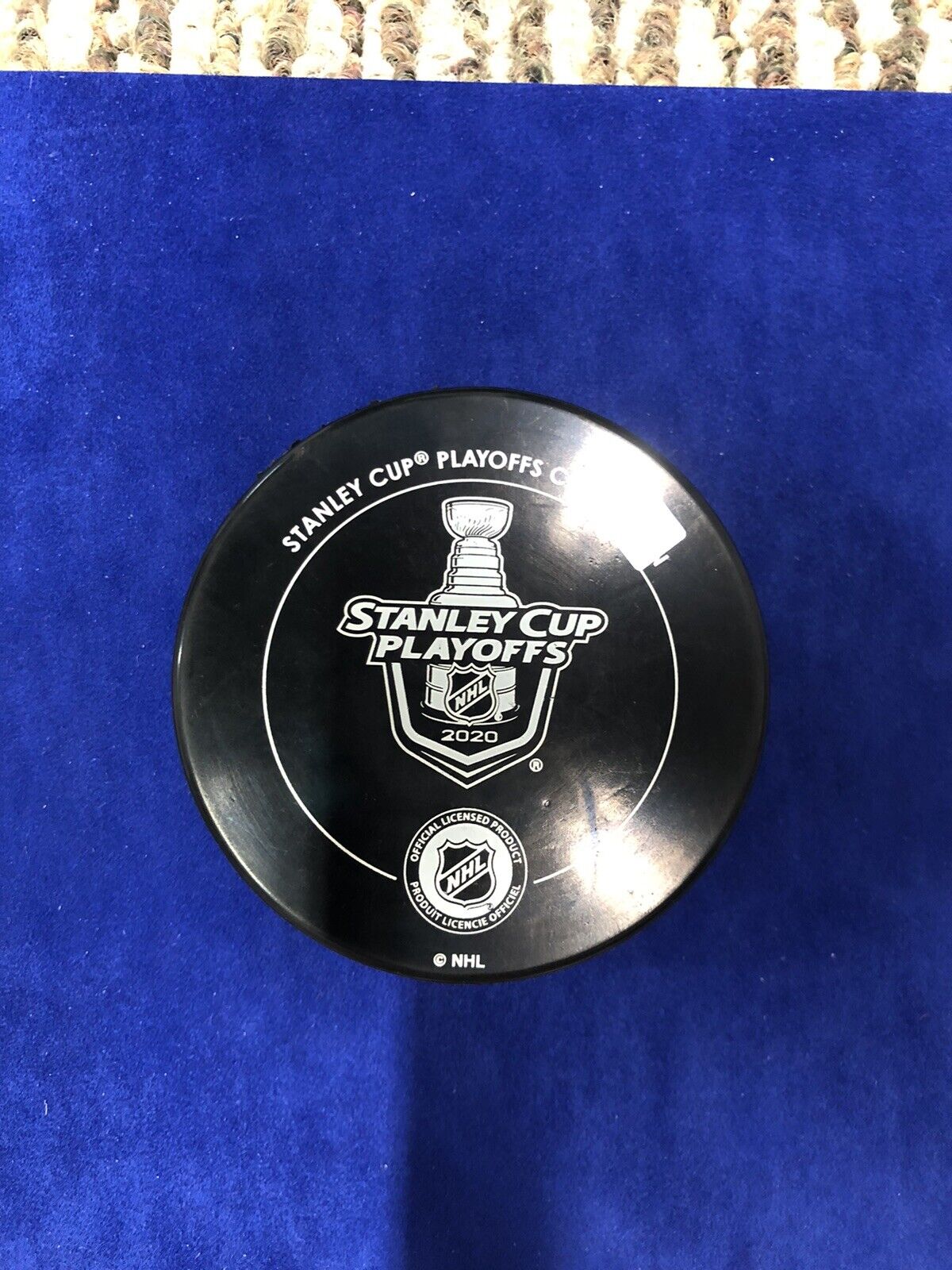 Tampa Bay Lightning 2020 Stanley Cup Champions Hockey Puck Inglasco