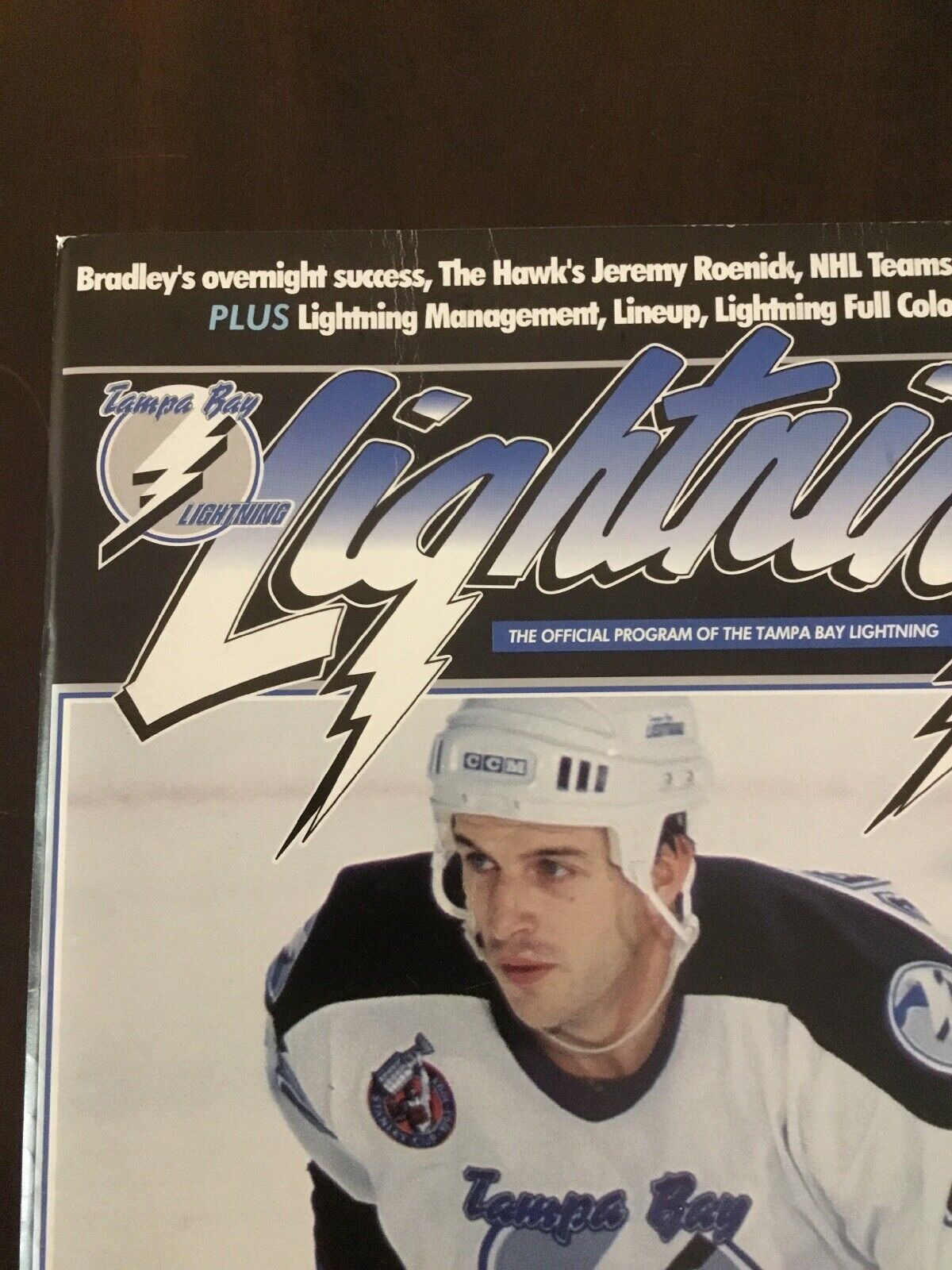Tampa Bay Lightning NHL Program TBL Vs Penguins Bergevin Cover October 14th 1993