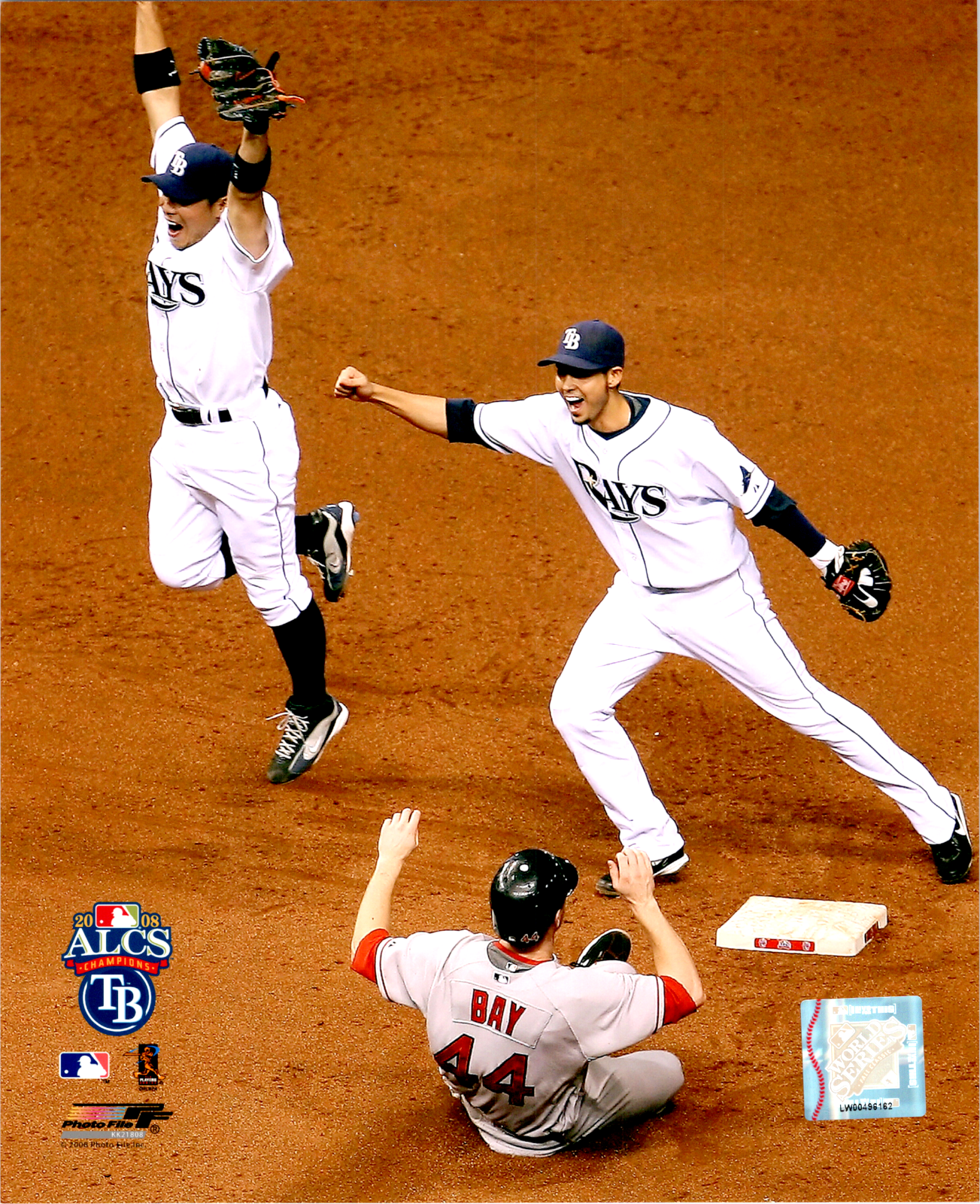 Tampa Bay Rays Final Out Shot ALCS TBR Vs Red Sox 8x10 Color Photo Unsigned