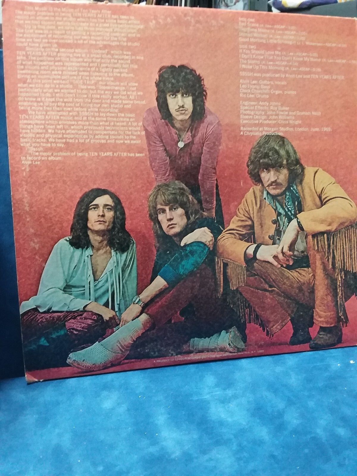 TEN YEARS AFTER - Ssssh LP 1st US Issue on DERAM USED