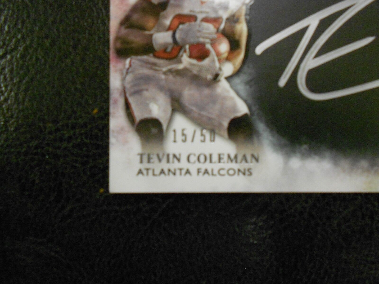 Tevin Colman 2015 Topps Inception Silver Signings SS-TC  15/50 Auto Card Falcon