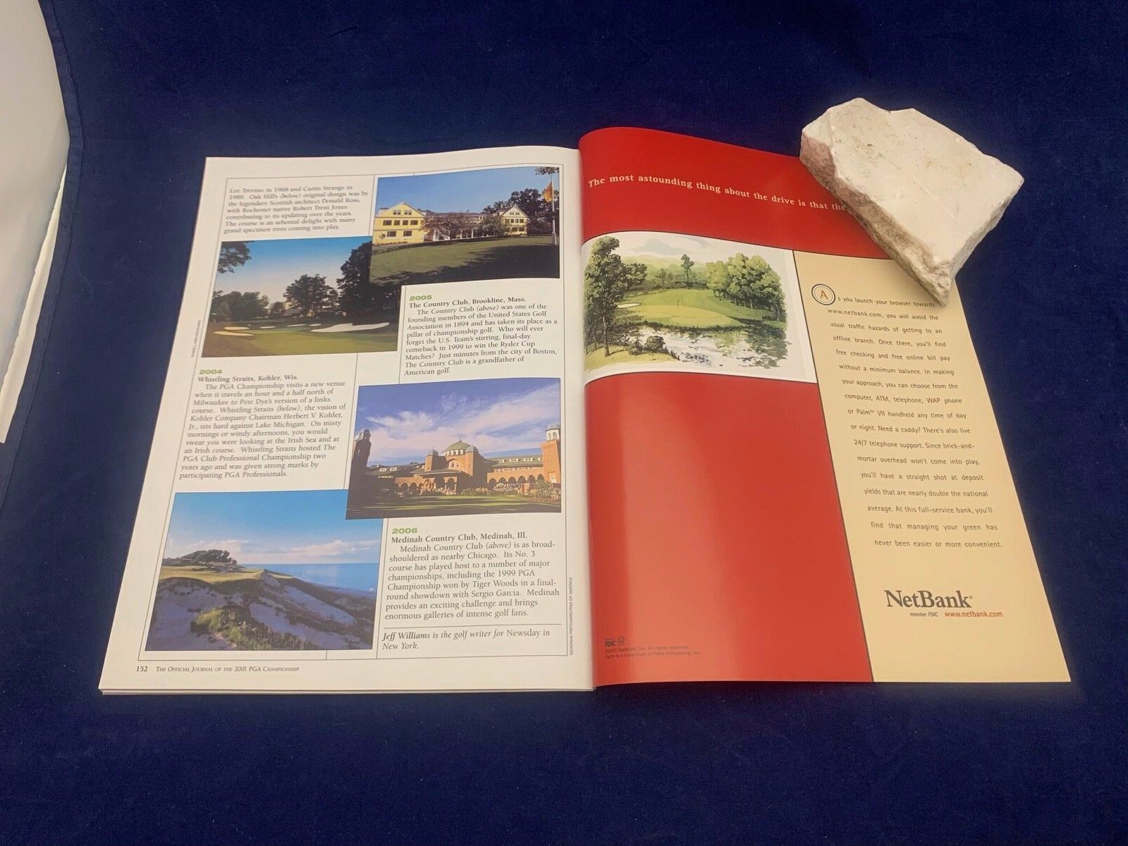 The 83rd PGA Championship 2001 Official Golf Program Atlanta Athletic Club Guide